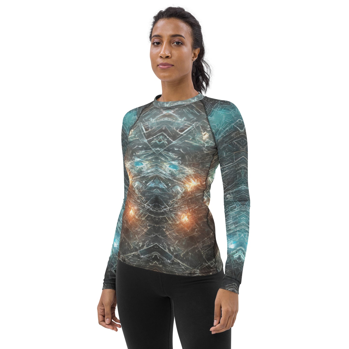 Alien Lights Women's Rash Guard