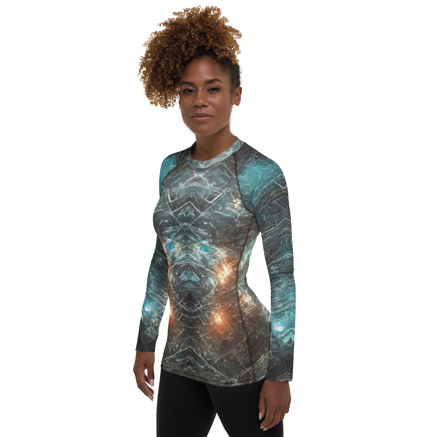Alien Lights Women's Rash Guard