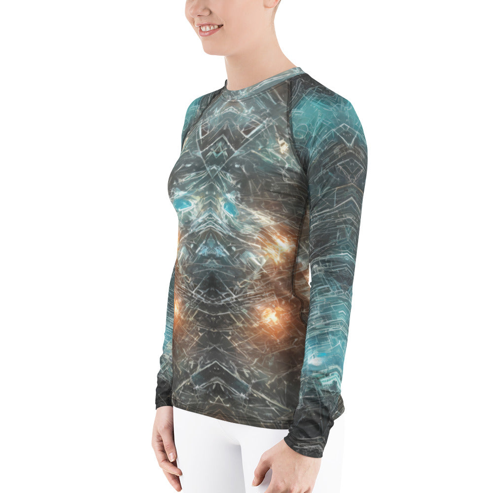 Alien Lights Women's Rash Guard