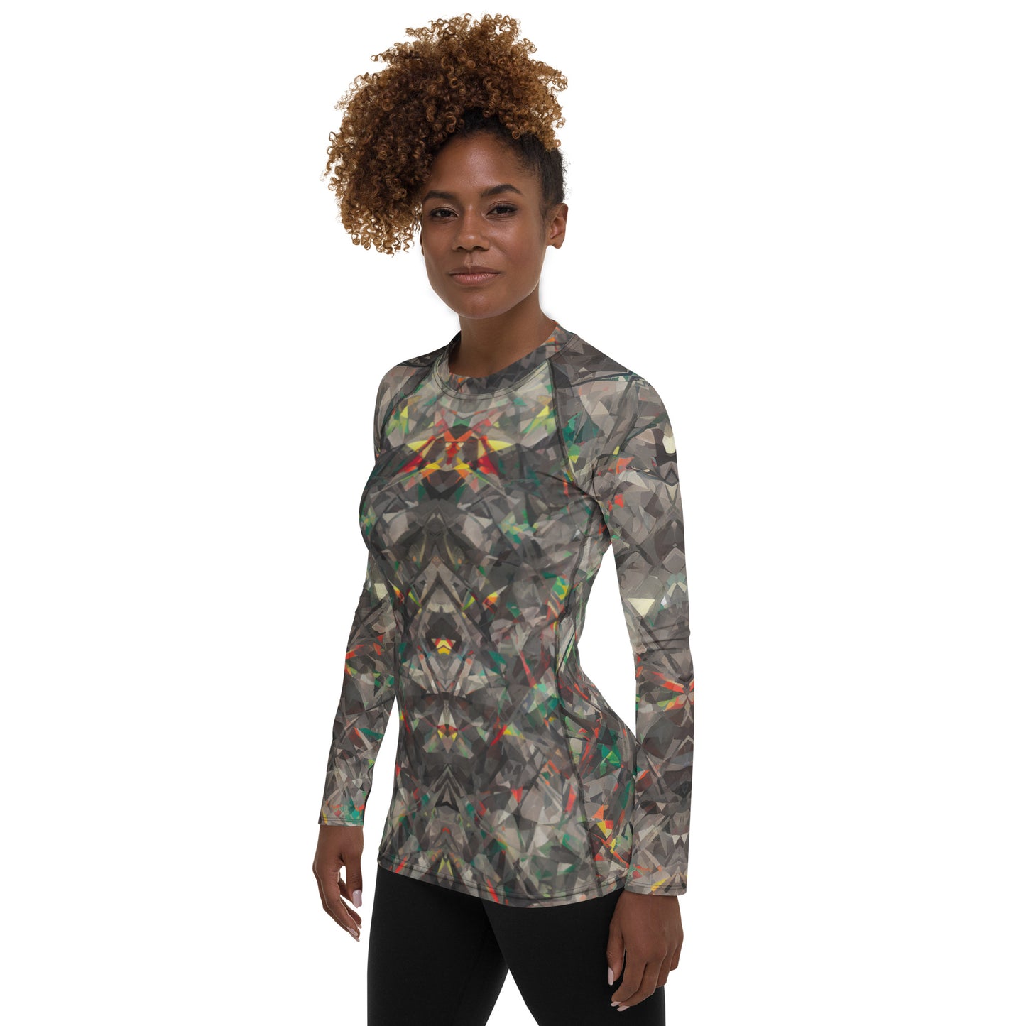 Jagged Confusion Women's Rash Guard