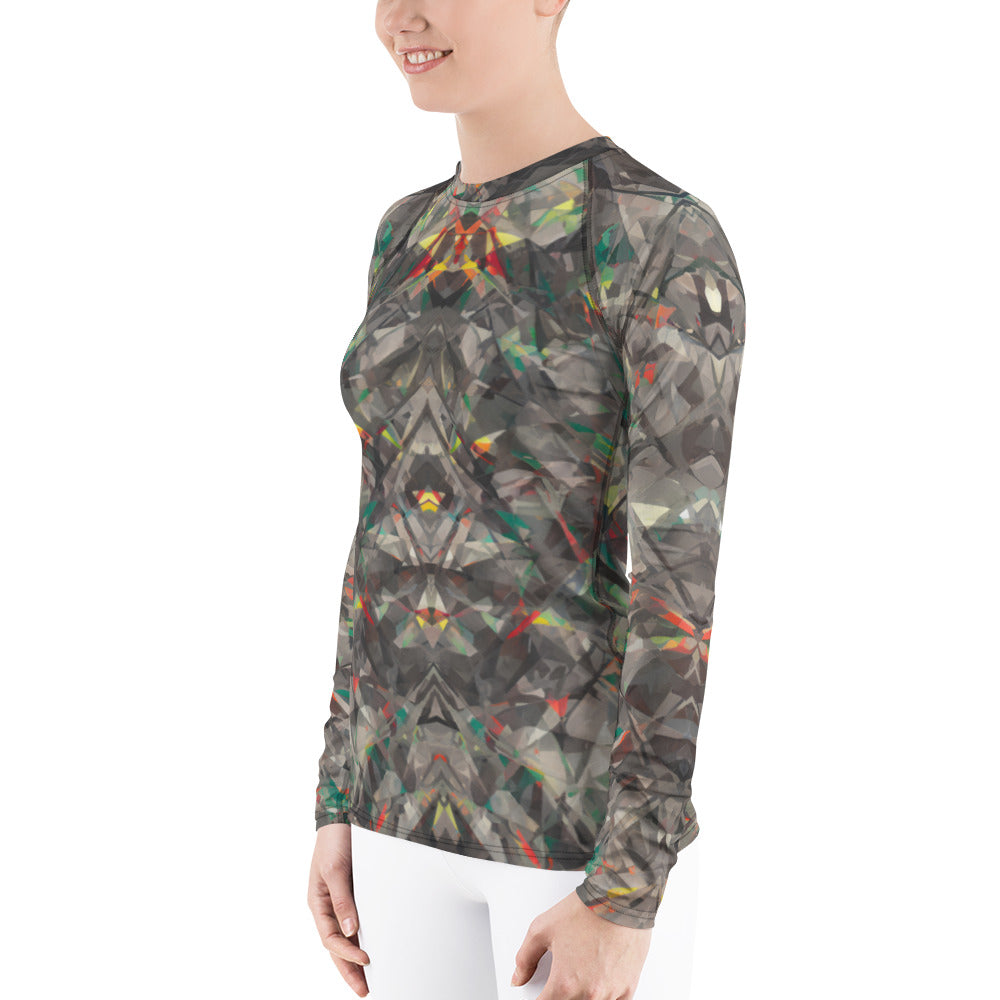 Jagged Confusion Women's Rash Guard