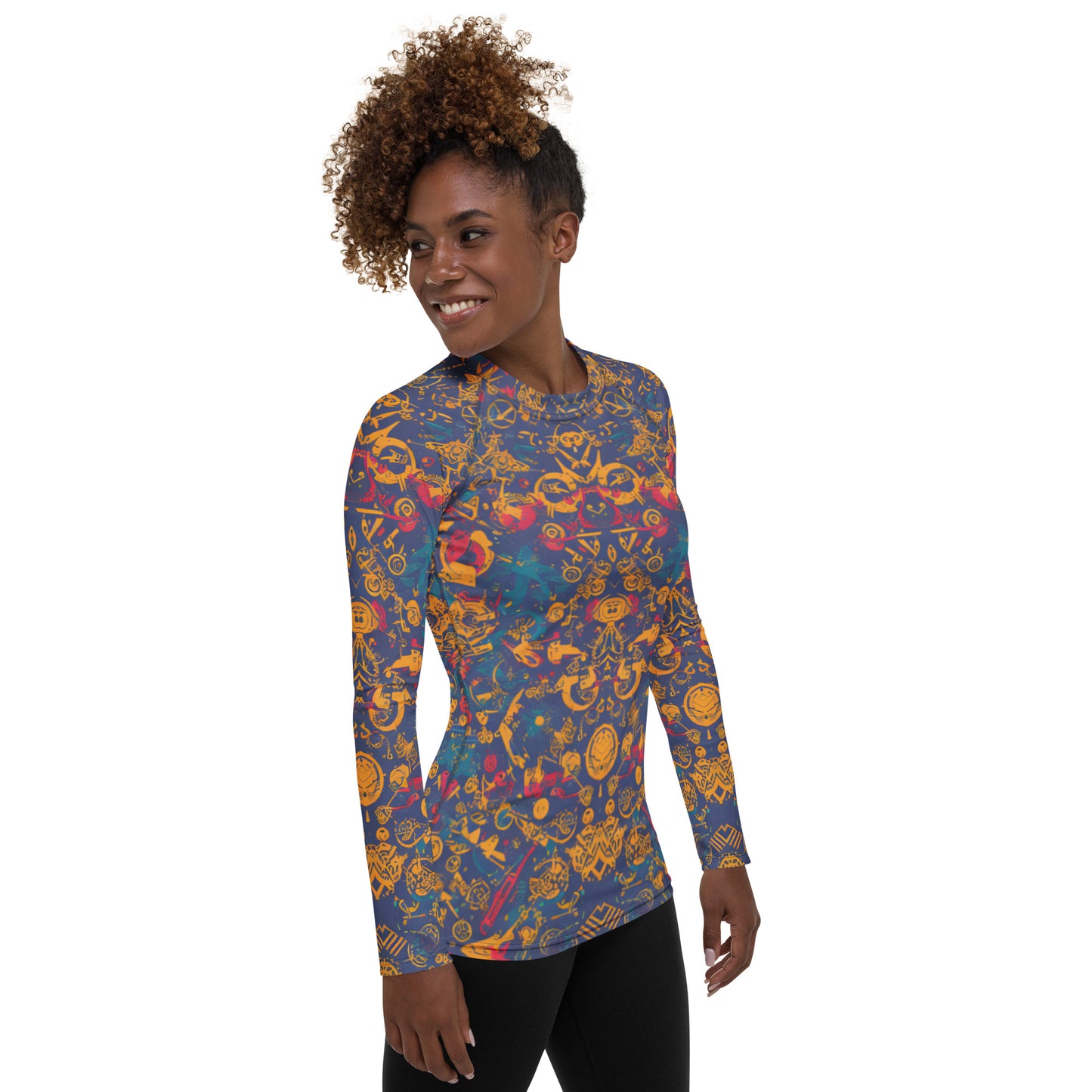 Retro Chaos : Women's Rash Guard