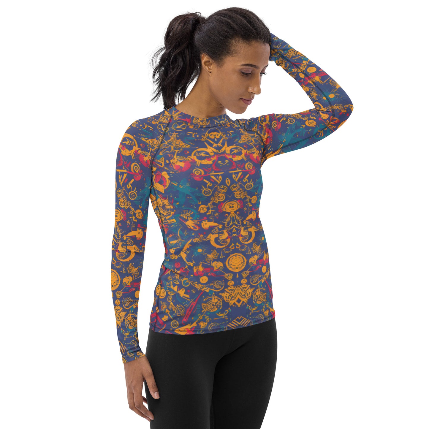 Retro Chaos : Women's Rash Guard