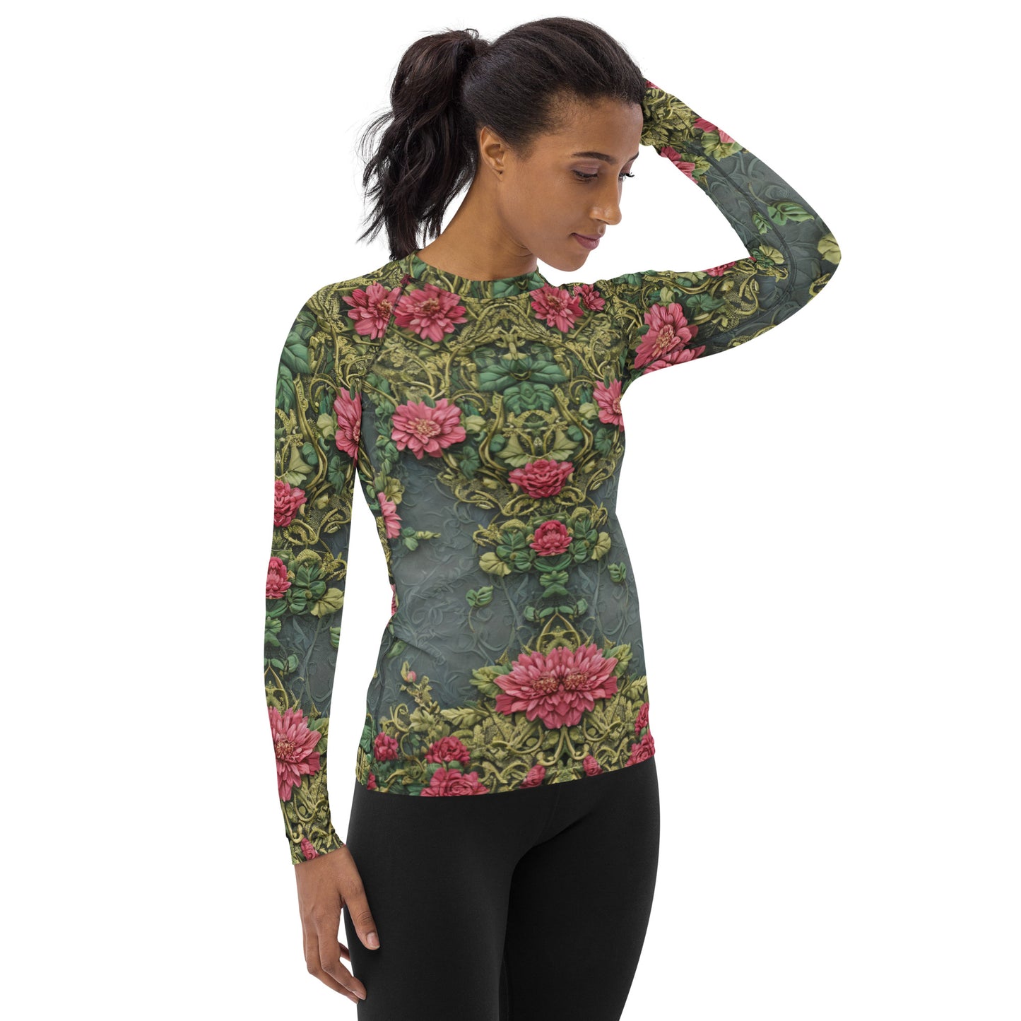 Ancient Rose : Women's Rash Guard