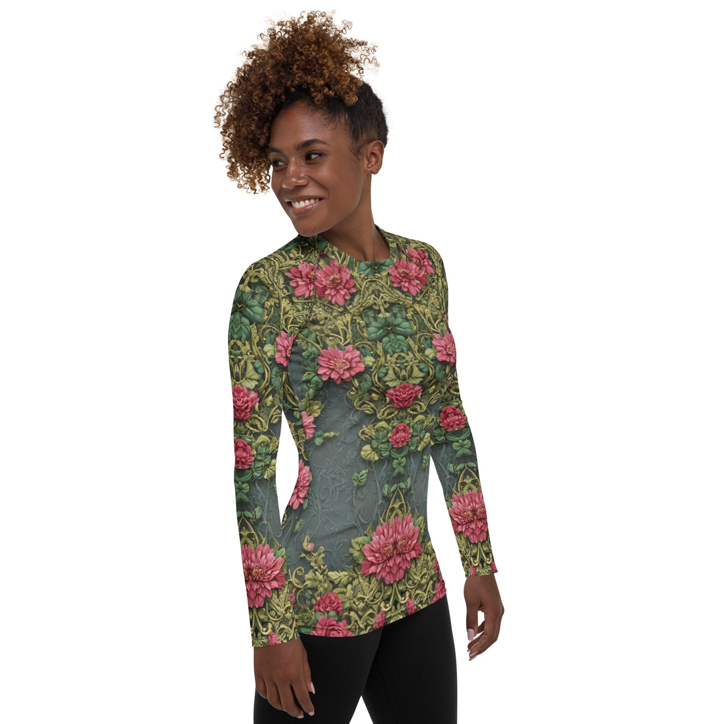 Ancient Rose : Women's Rash Guard