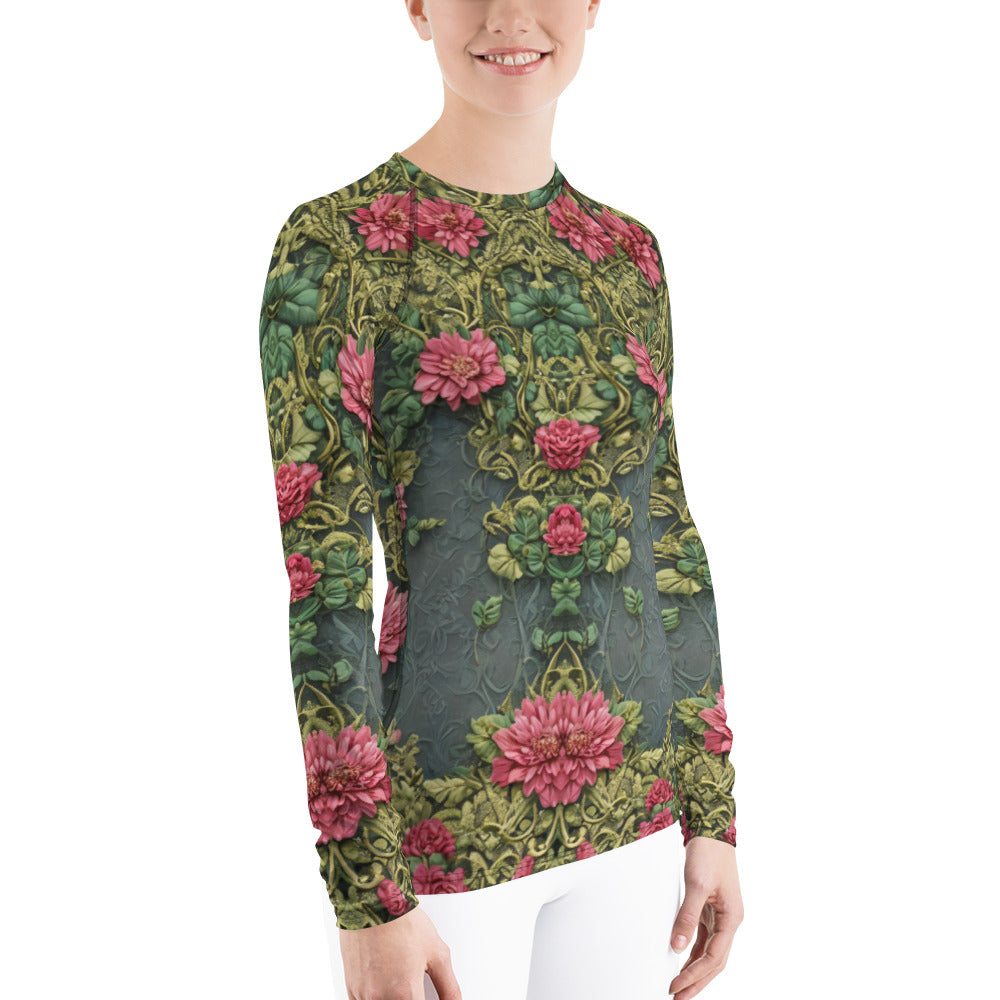 Ancient Rose : Women's Rash Guard