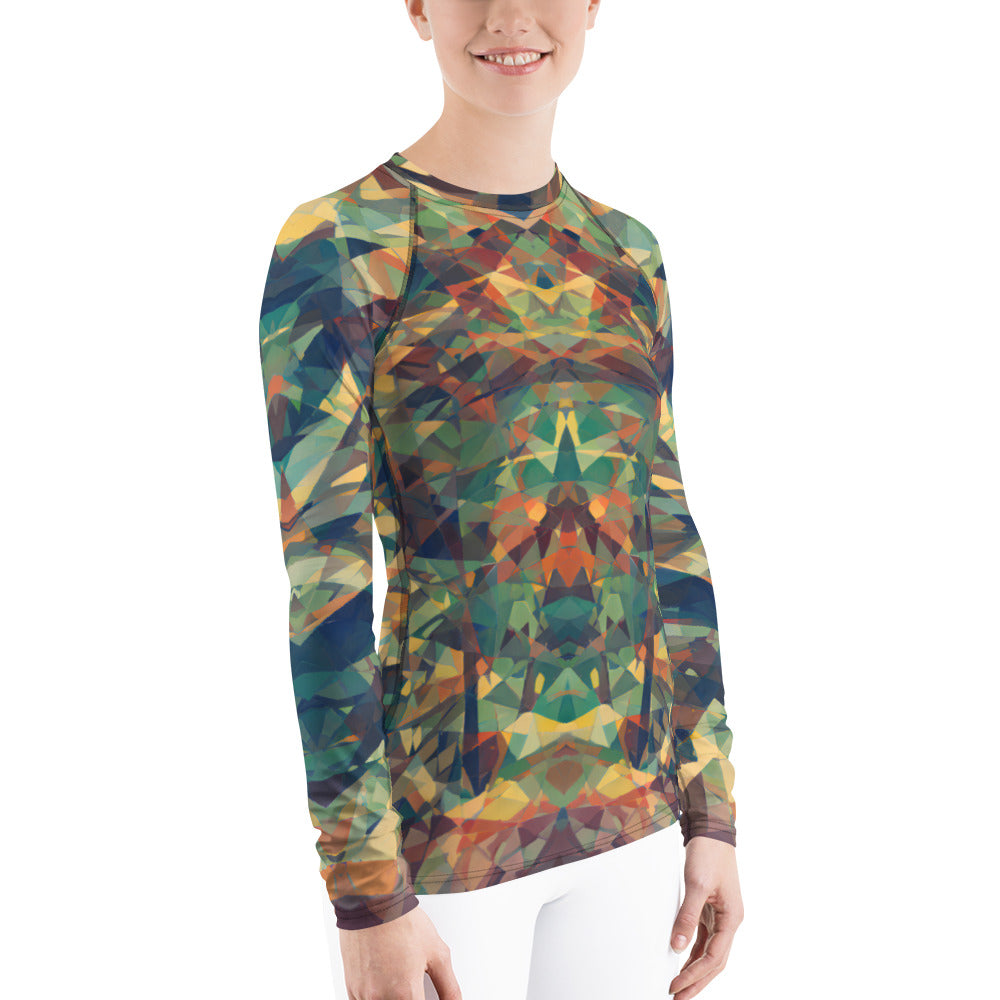 Funky Chaos Women's Rash Guard