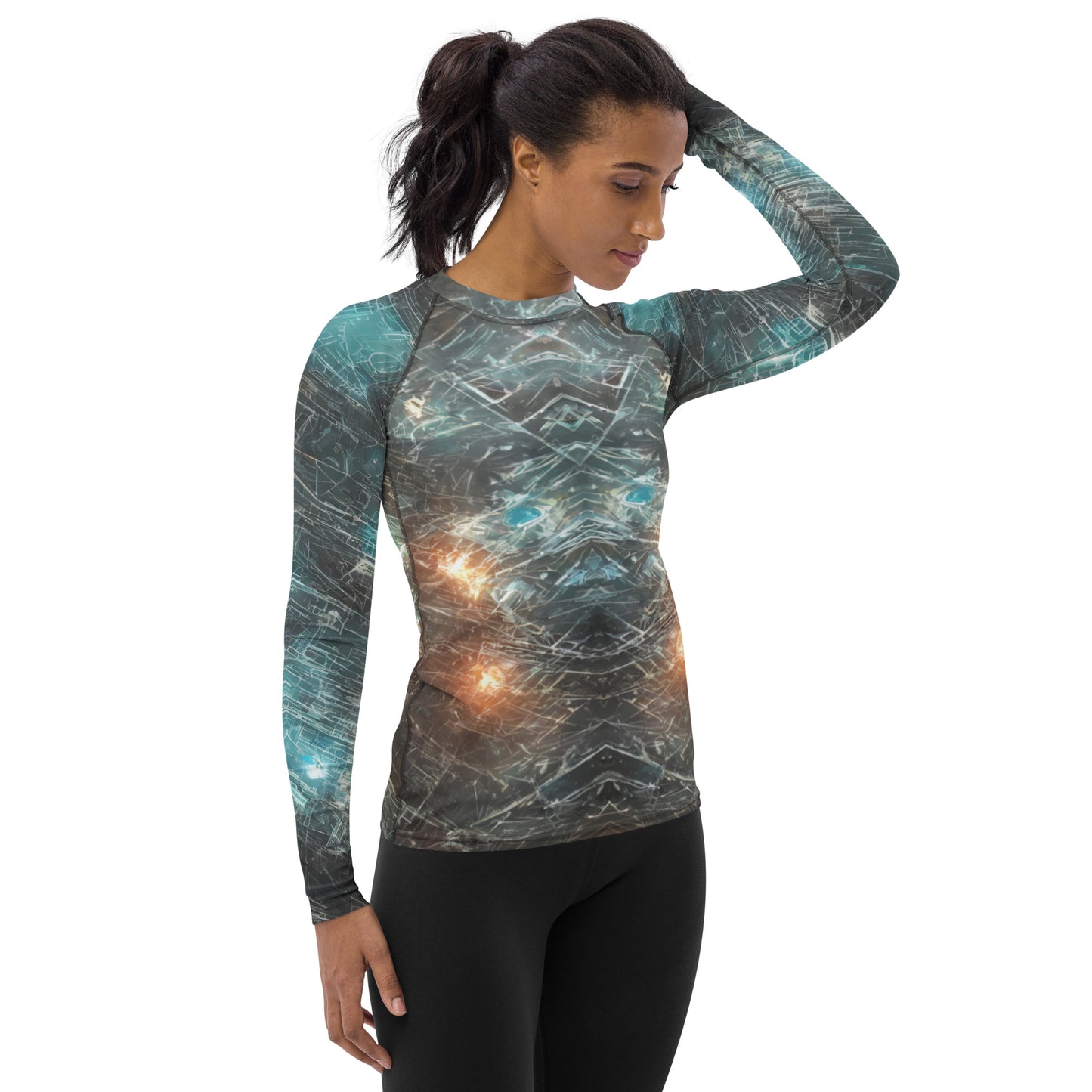 Alien Lights Women's Rash Guard