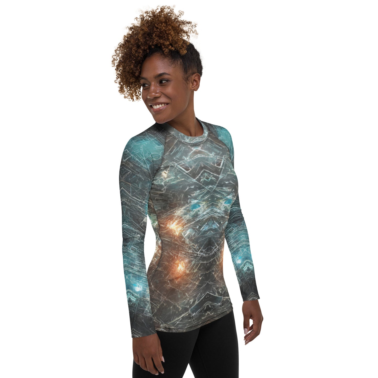 Alien Lights Women's Rash Guard