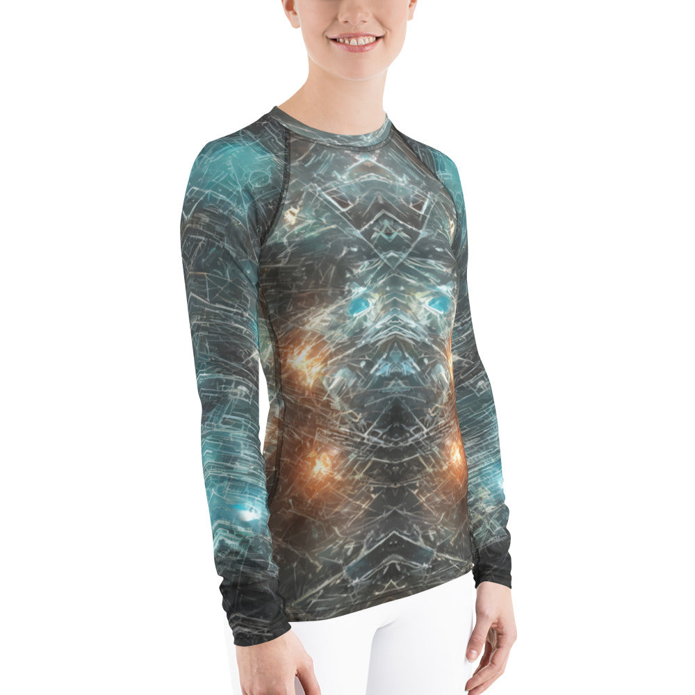 Alien Lights Women's Rash Guard