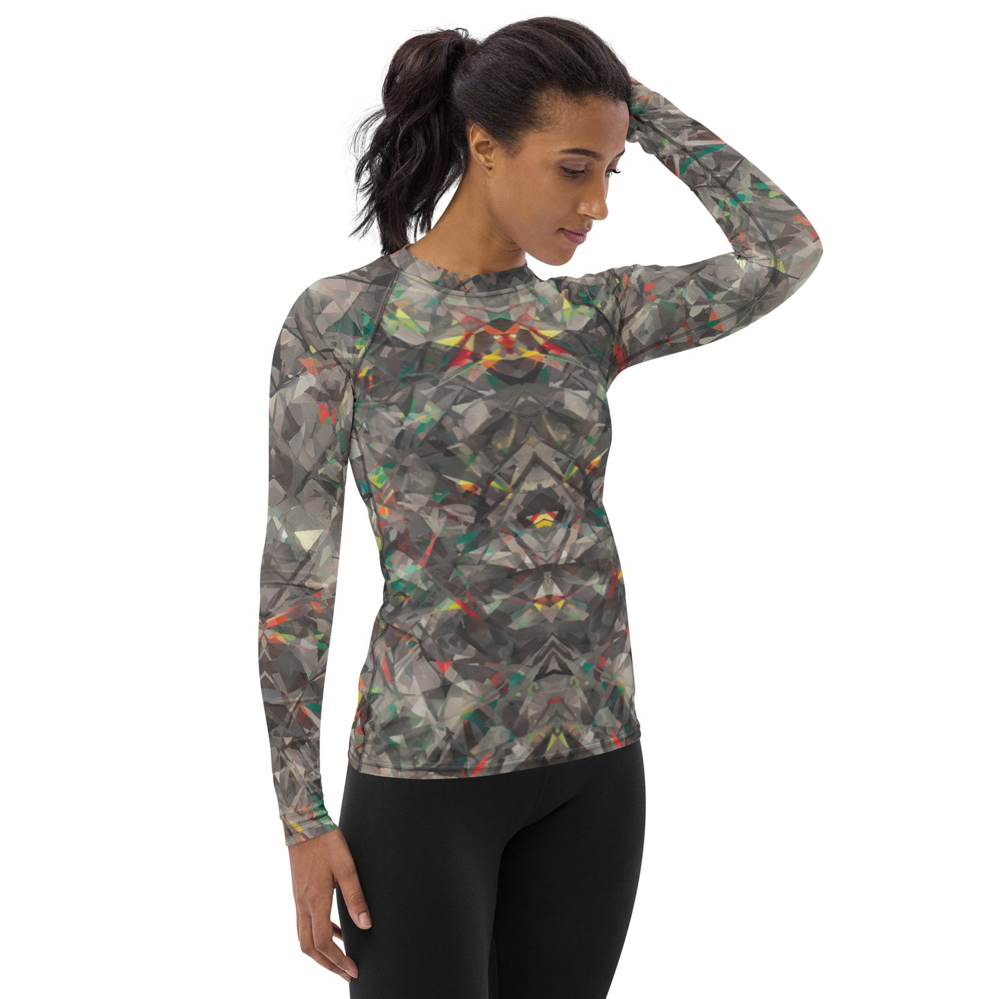 Jagged Confusion Women's Rash Guard