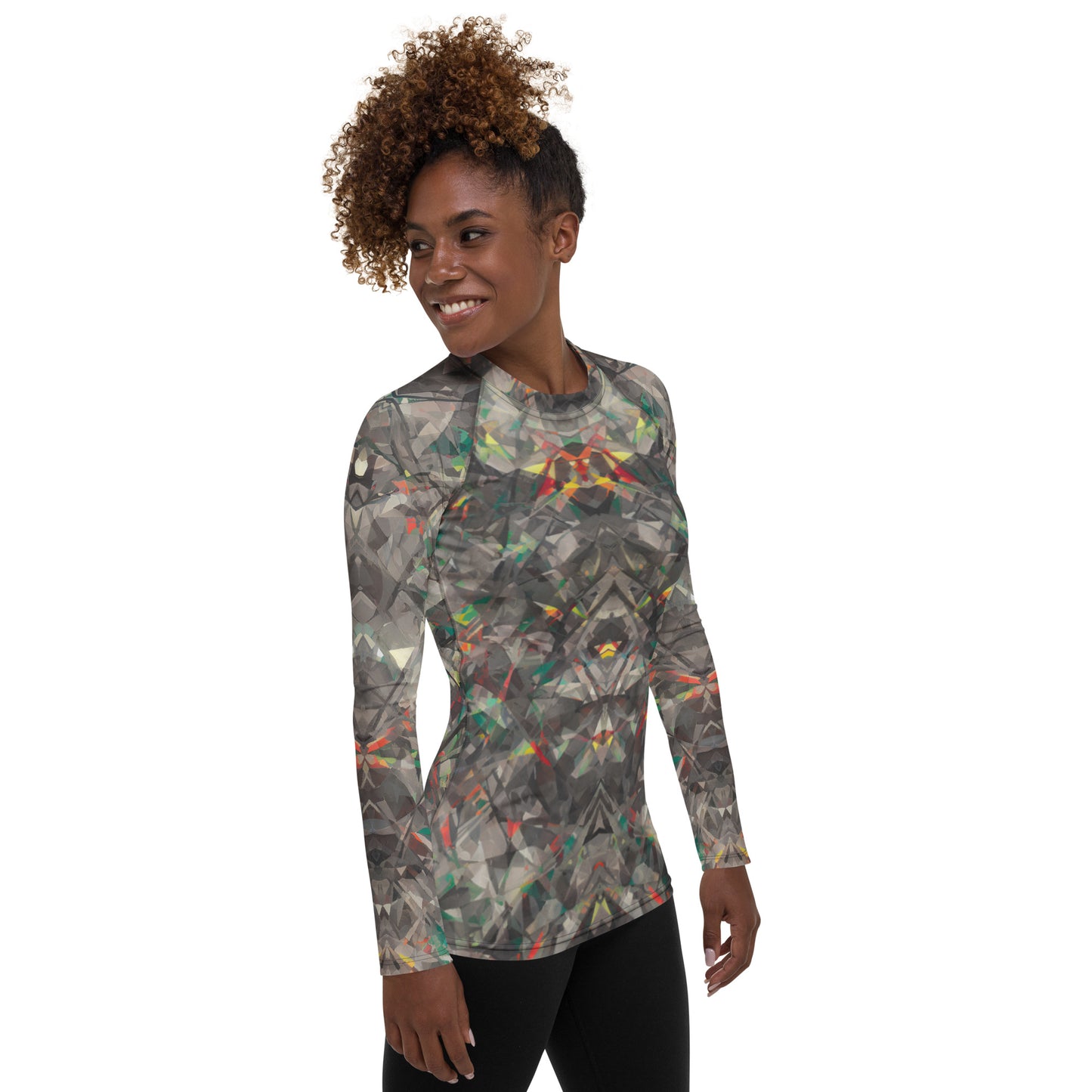Jagged Confusion Women's Rash Guard