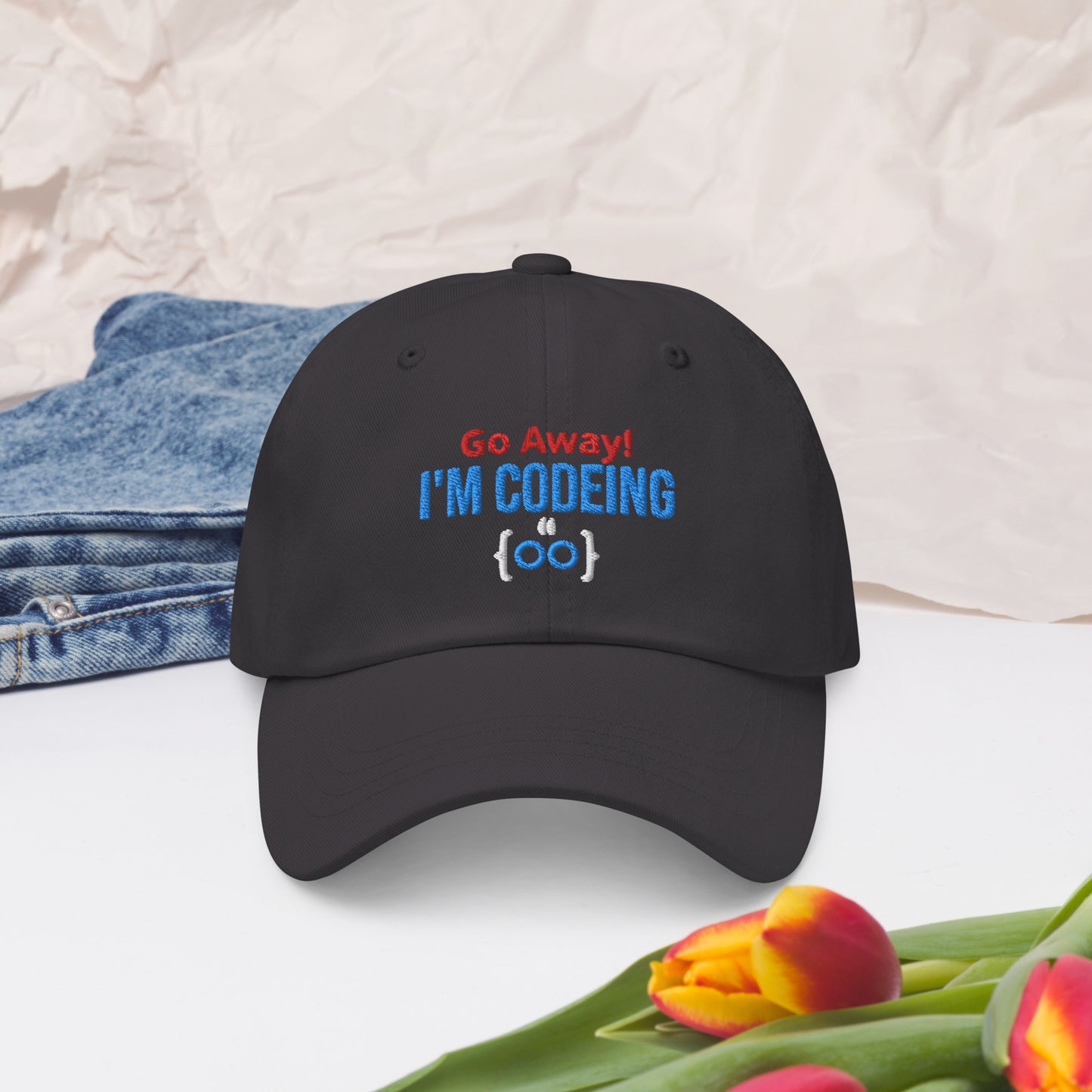 Go Away! I'm Codeing. Dad (and Mum) hat
