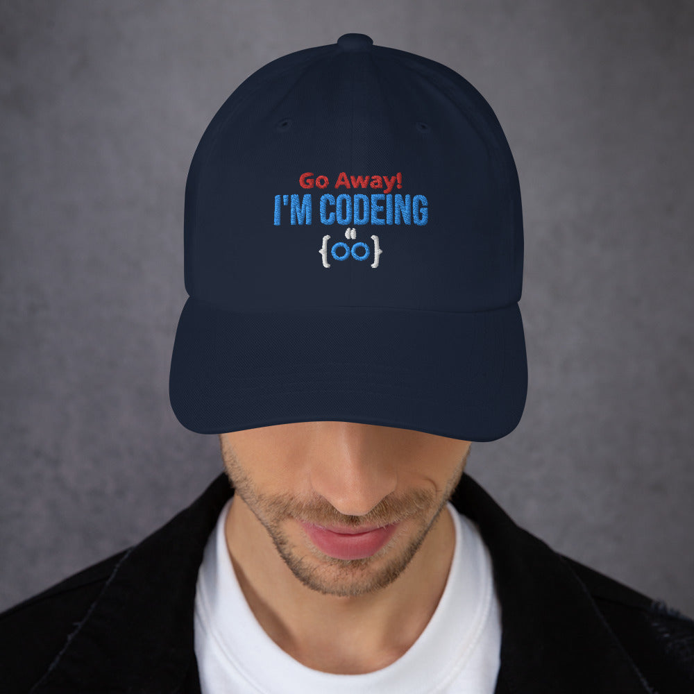 Go Away! I'm Codeing. Dad (and Mum) hat