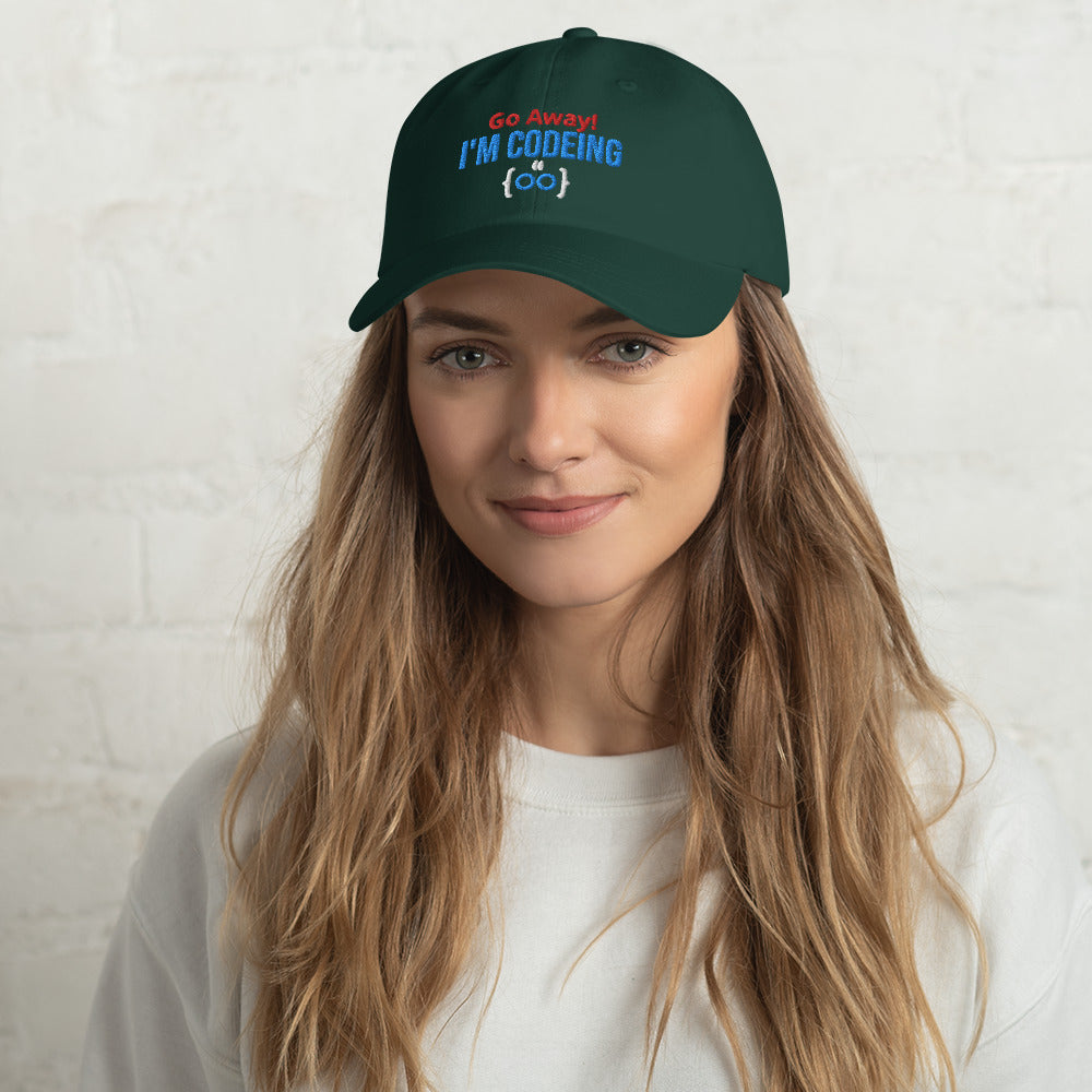 Go Away! I'm Codeing. Dad (and Mum) hat