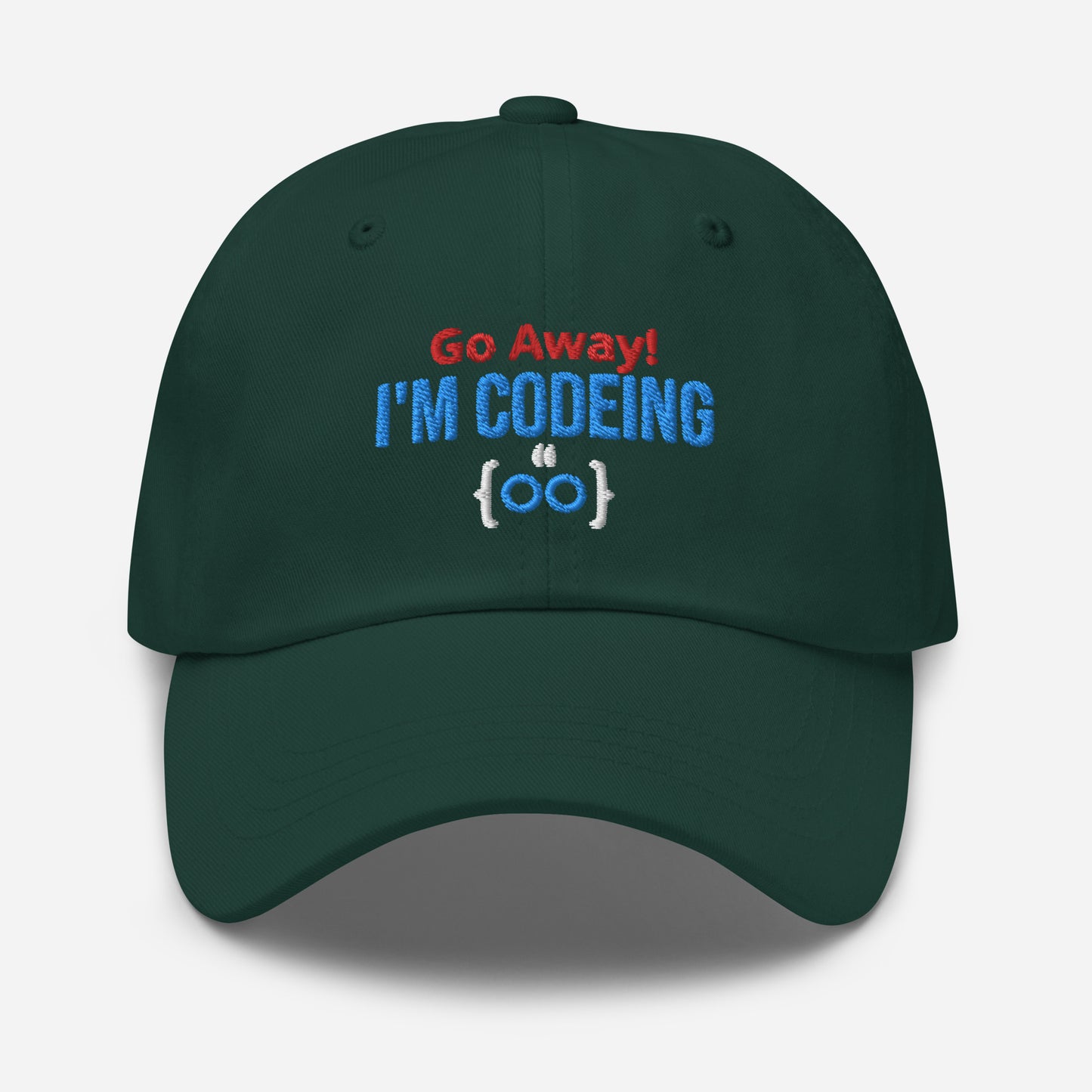 Go Away! I'm Codeing. Dad (and Mum) hat