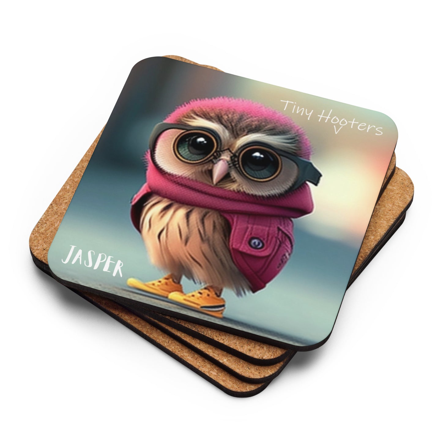 Cork-back coaster