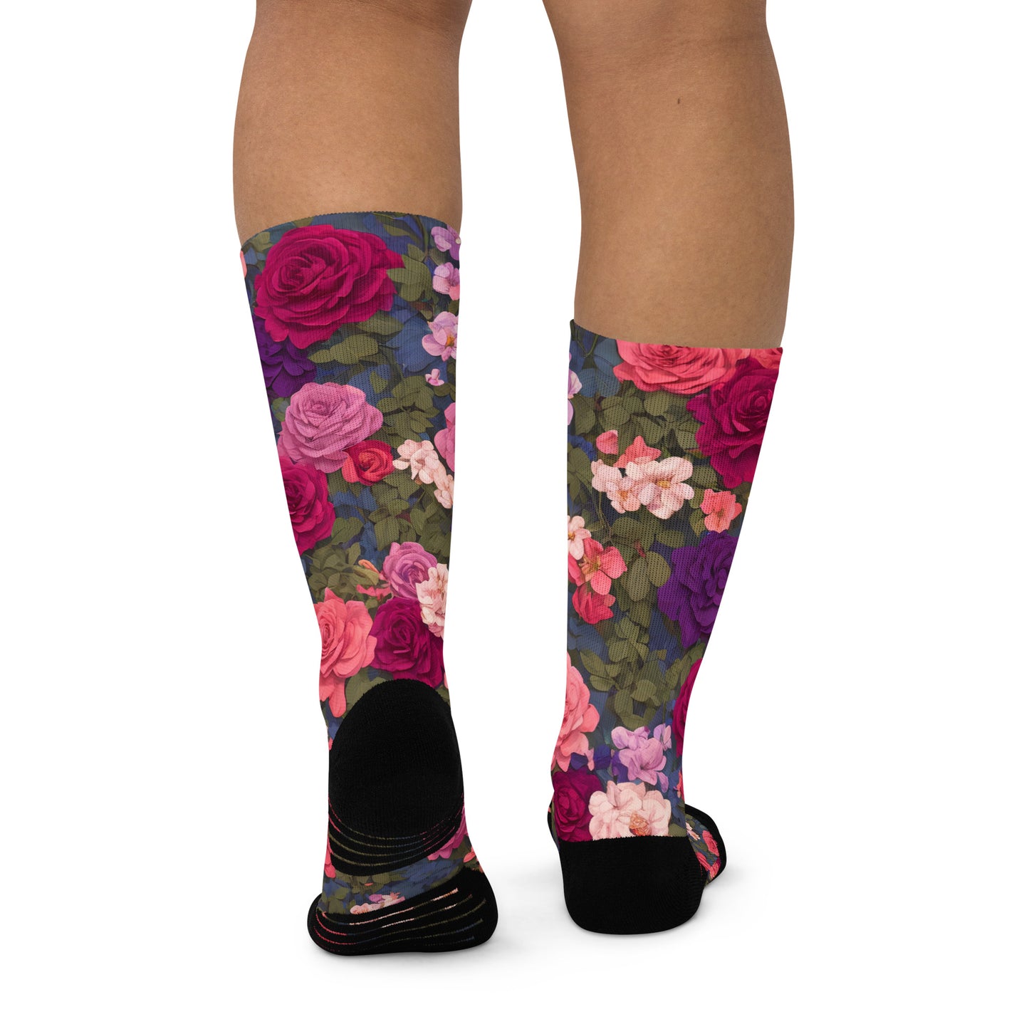 Floral Basketball socks