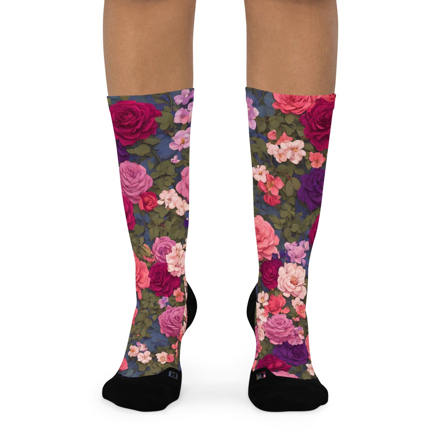Floral Basketball socks
