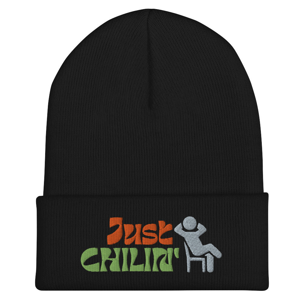 just chillin Cuffed Beanie