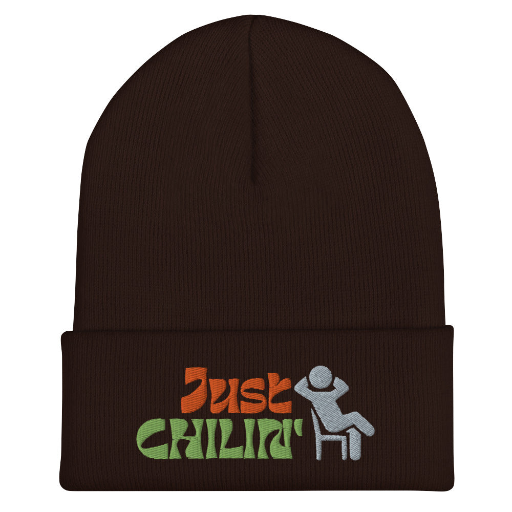 just chillin Cuffed Beanie