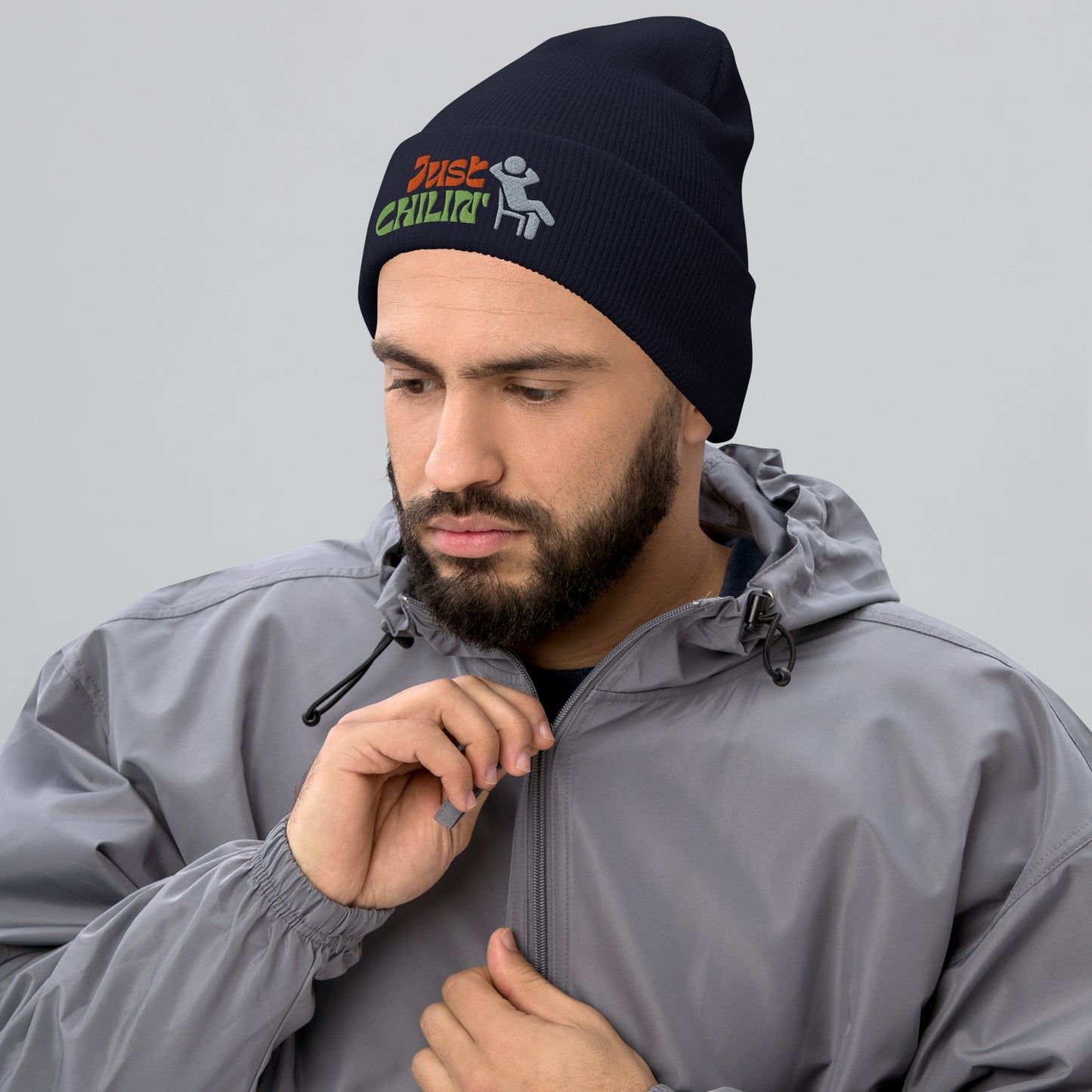 just chillin Cuffed Beanie