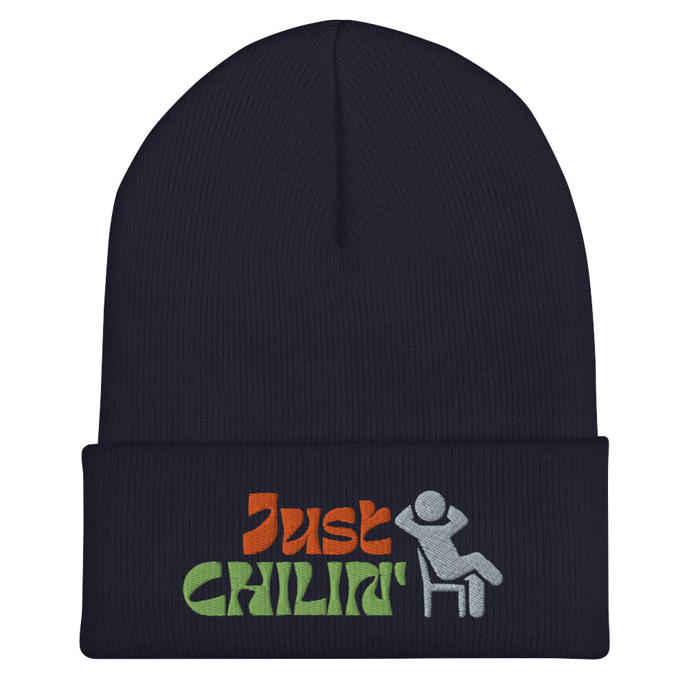 just chillin Cuffed Beanie