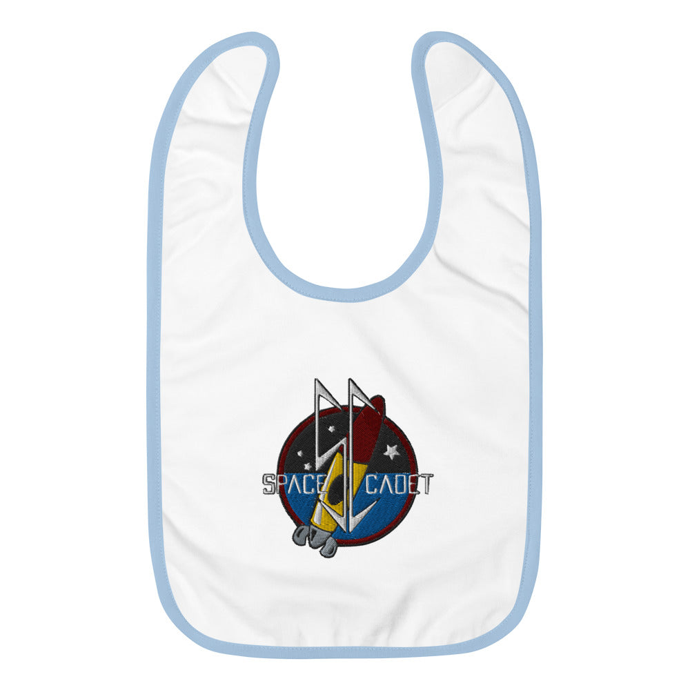 Embroidered Space Cadet : Baby Bib