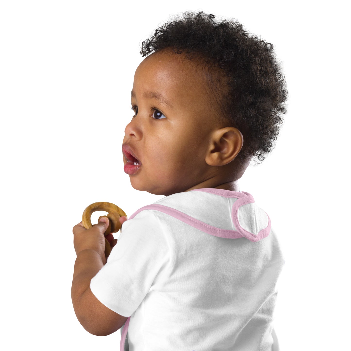 Embroidered Space Cadet : Baby Bib