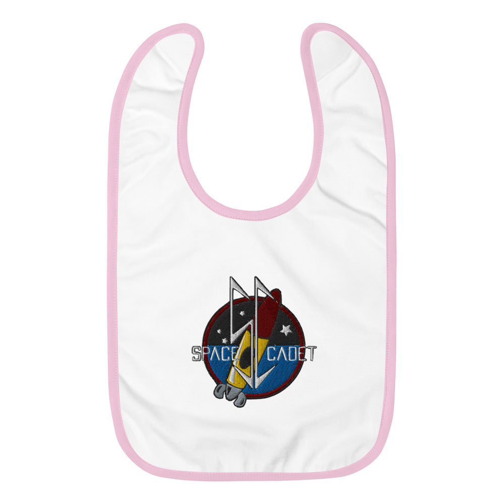 Embroidered Space Cadet : Baby Bib