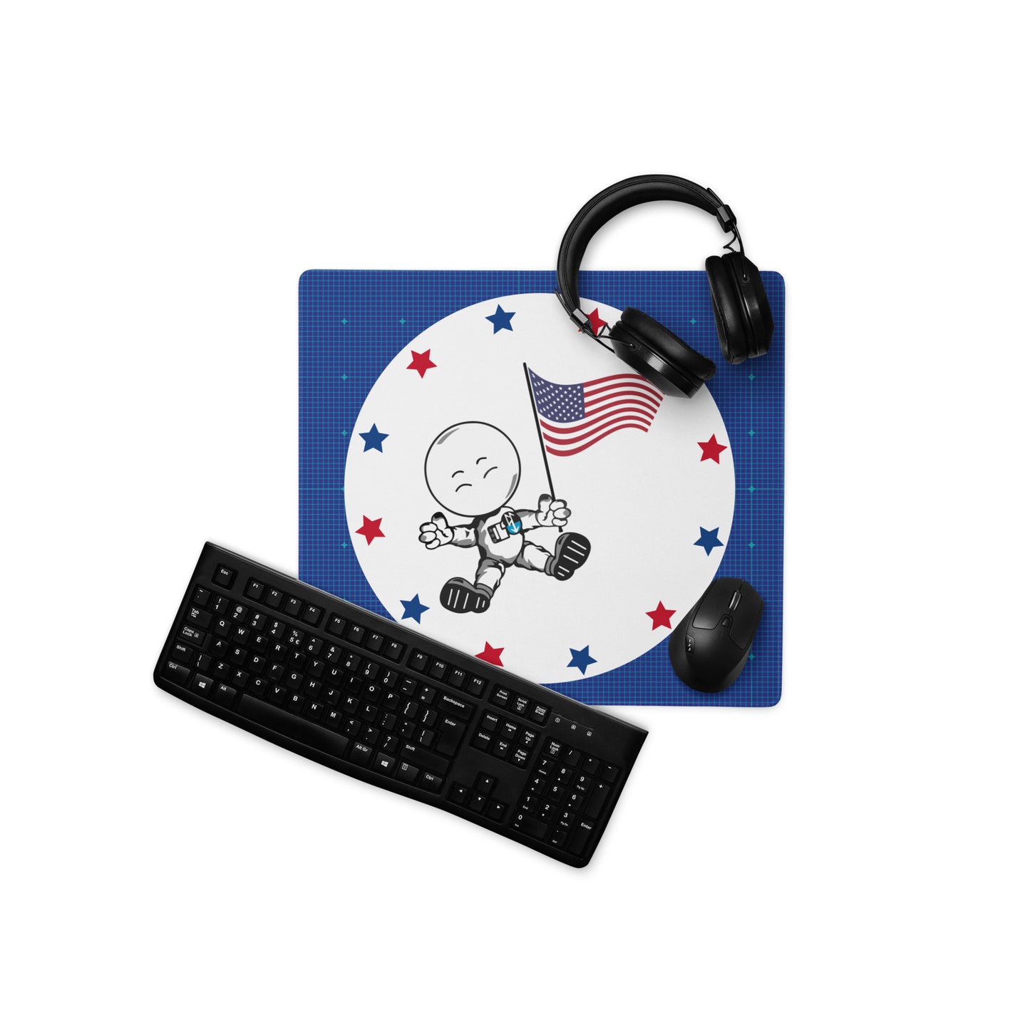 USA YAY! Space Cadet Gaming mouse pad