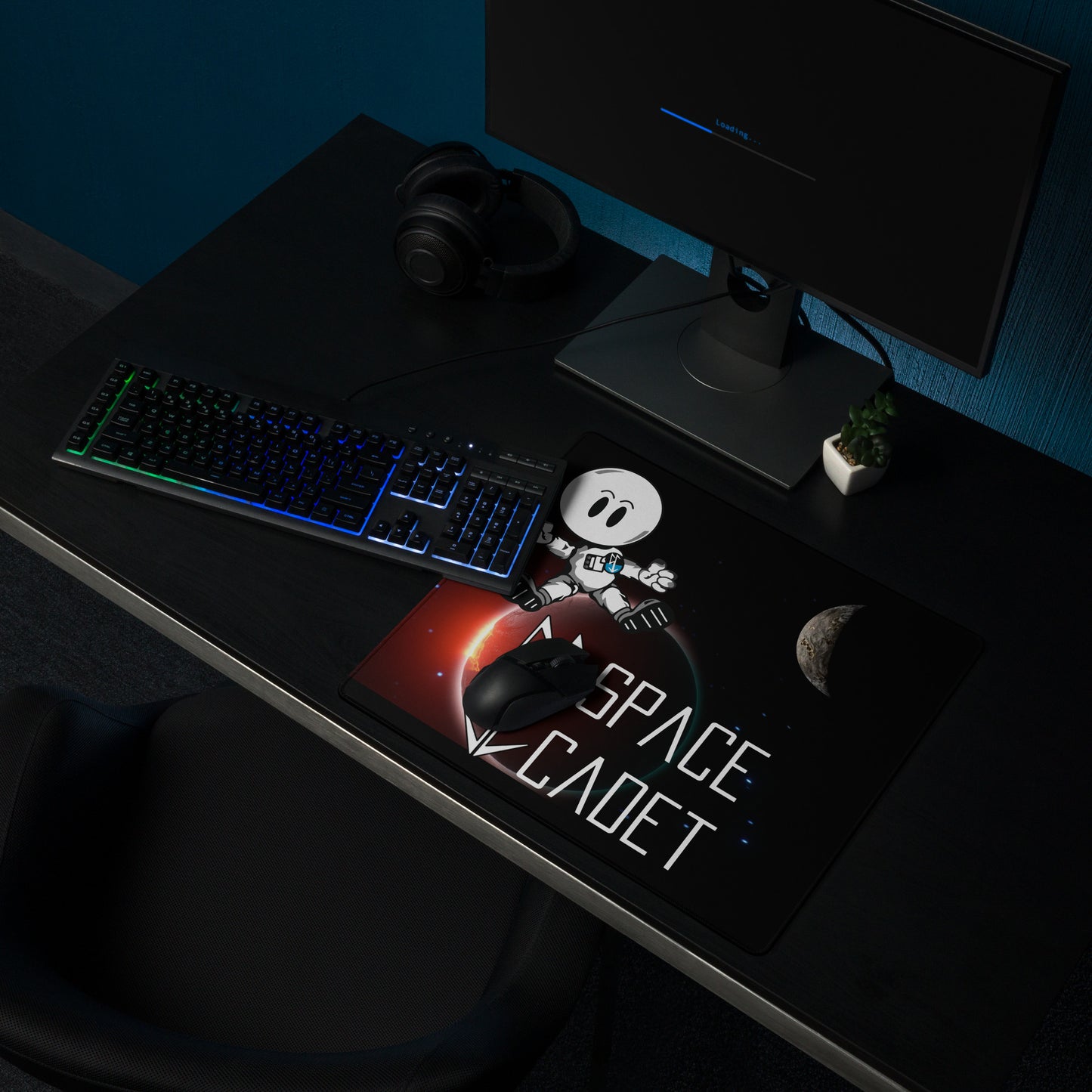 The Space Cadet Gaming mouse pad