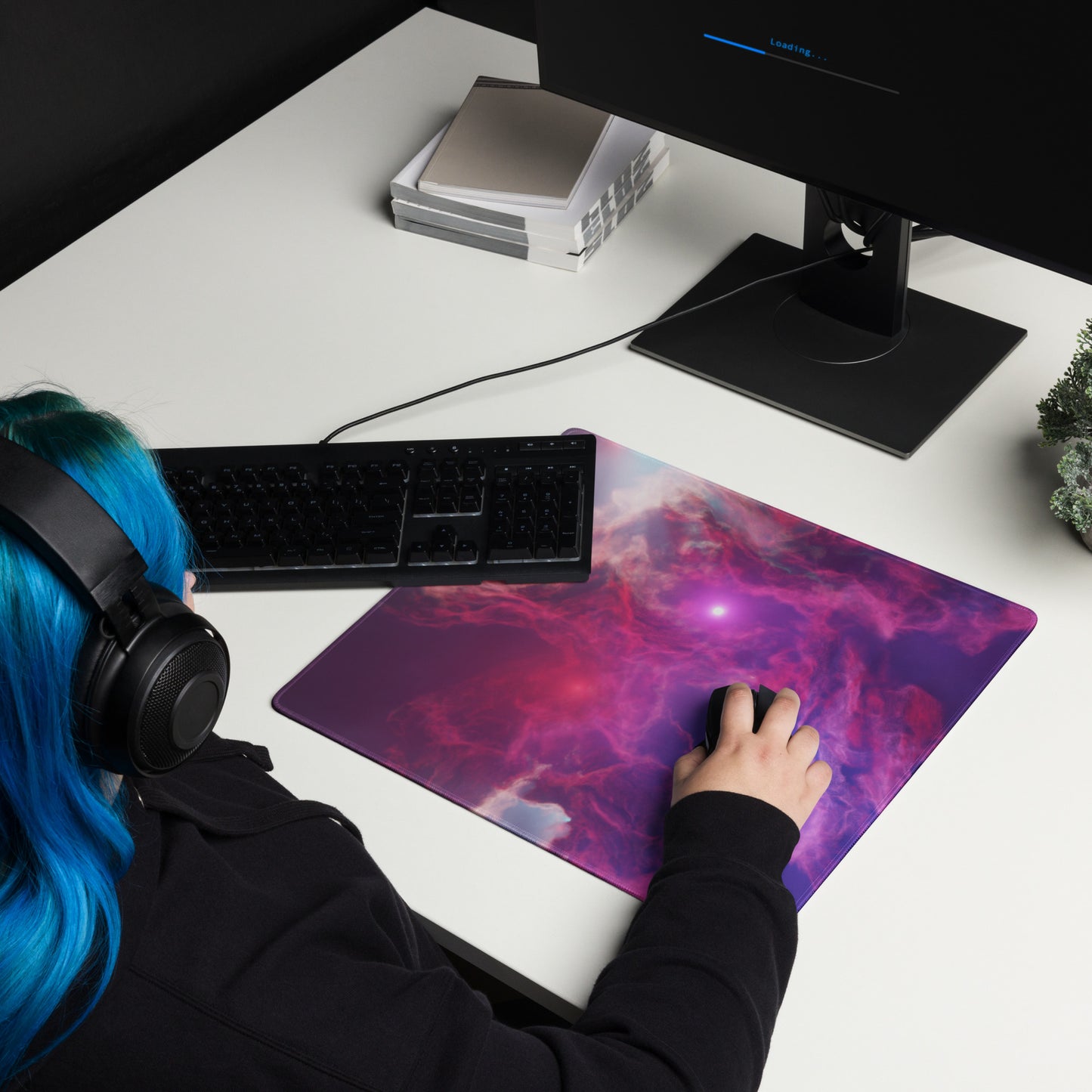 Reign of Fire Nebula Style : Gaming mouse pad