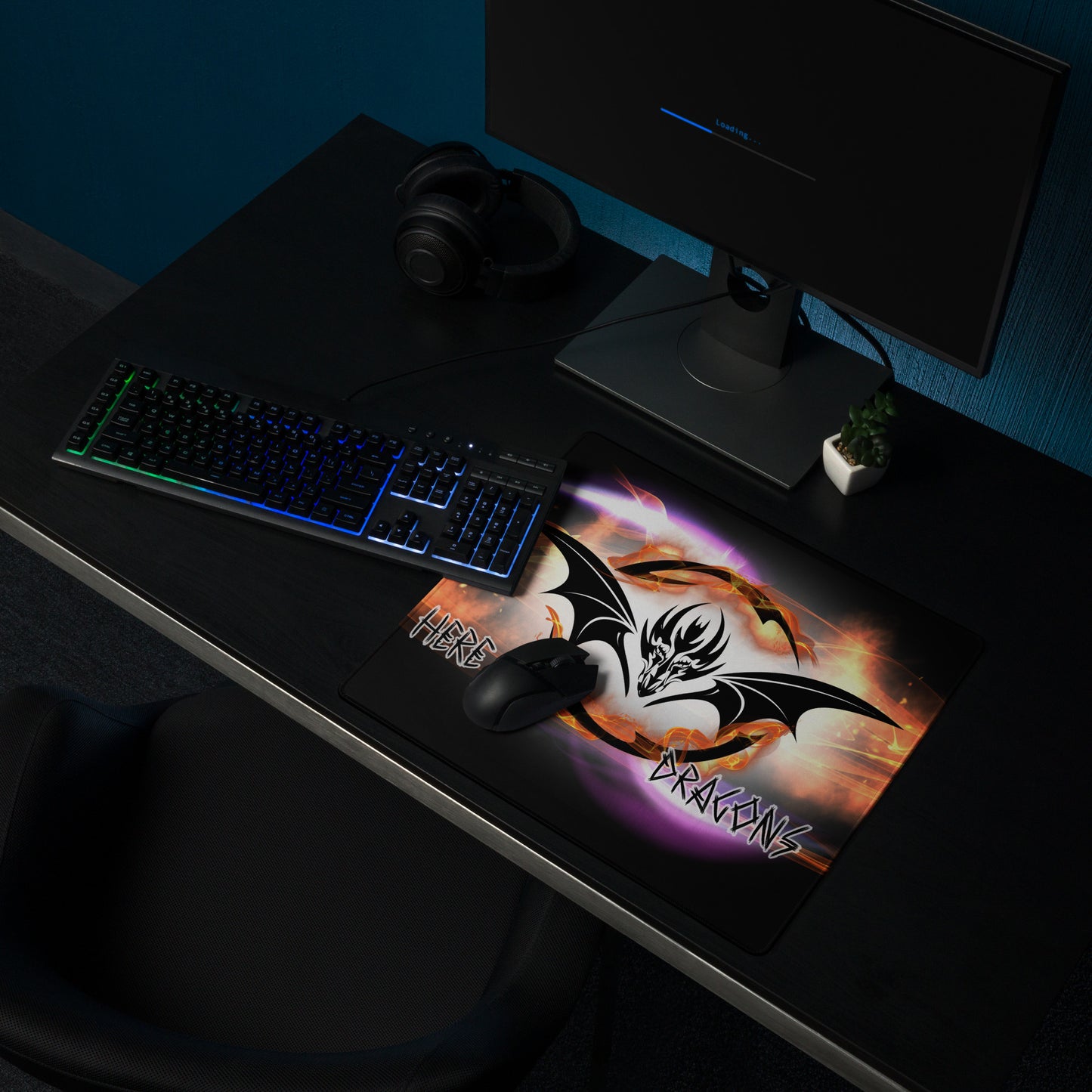Dragons Game OF Thrones Style Celtic Gaming Mouse Pad