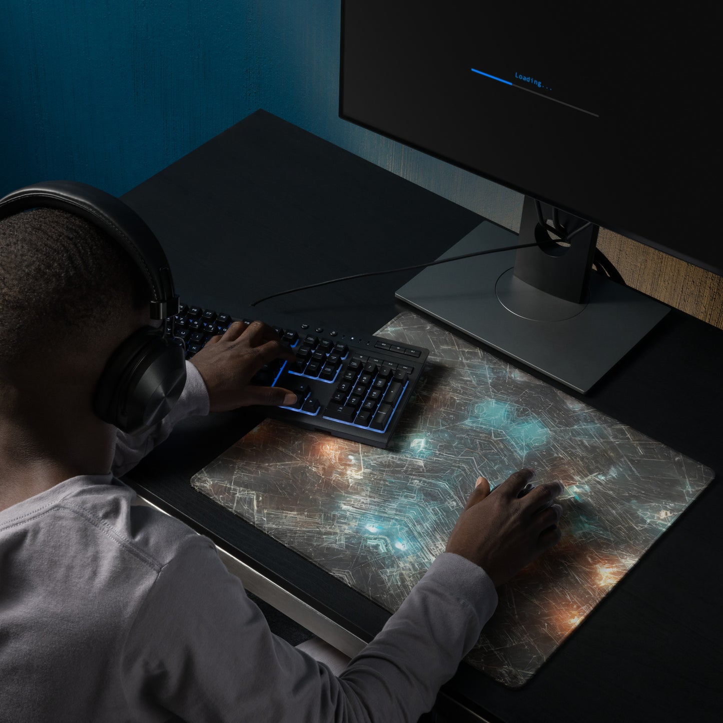 Alien Lights : Gaming mouse pad