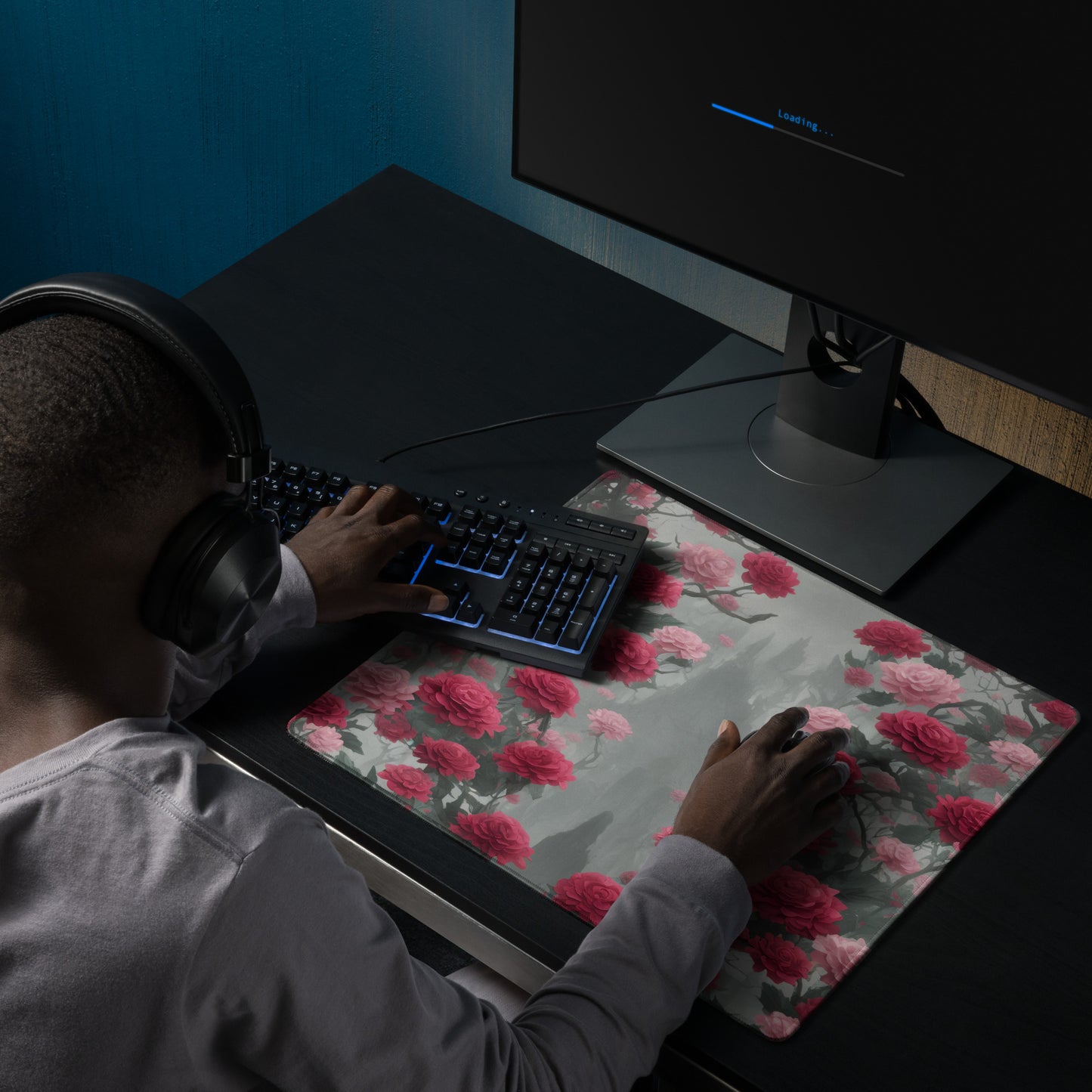 Gothic Rose : Gaming mouse pad
