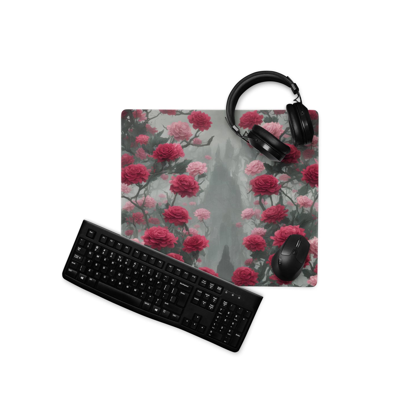 Gothic Rose : Gaming mouse pad
