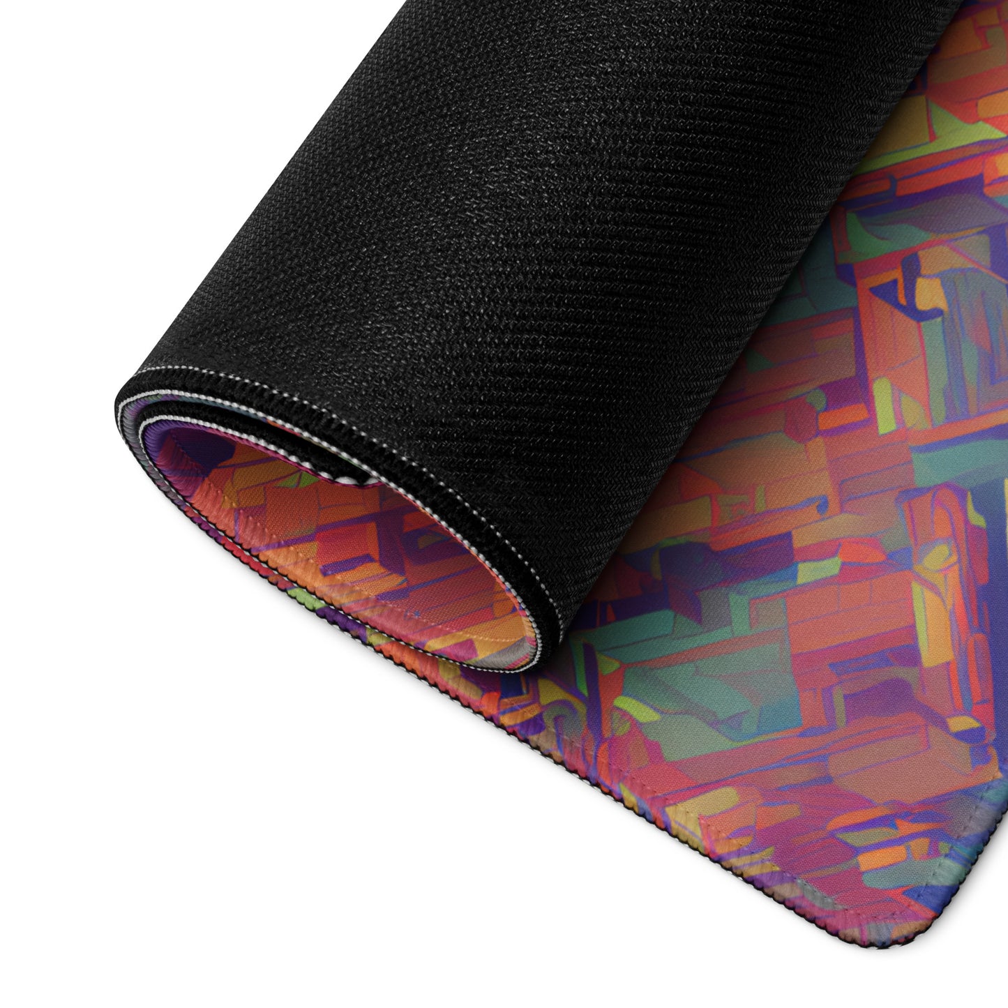 Retro Cubist : Gaming mouse pad