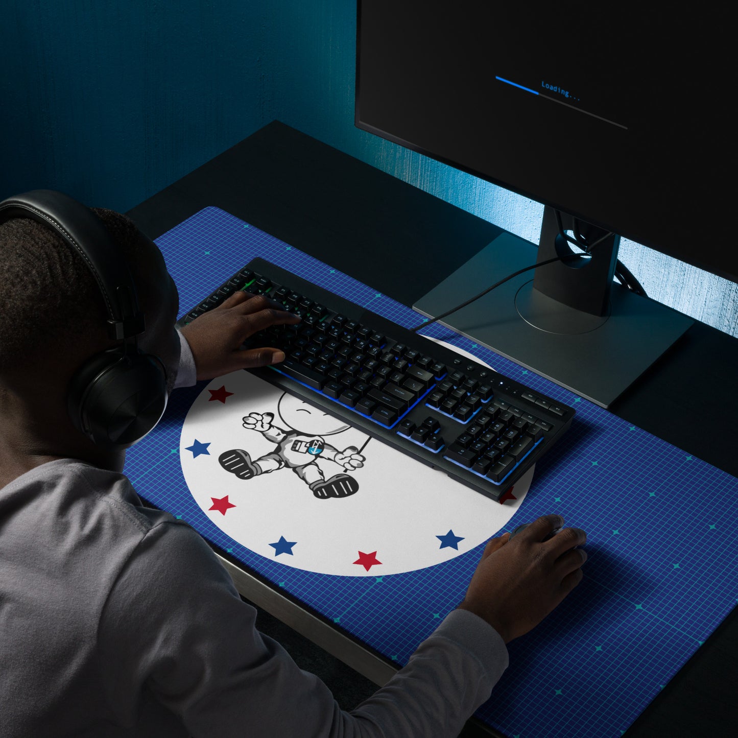 USA YAY! Space Cadet Gaming mouse pad
