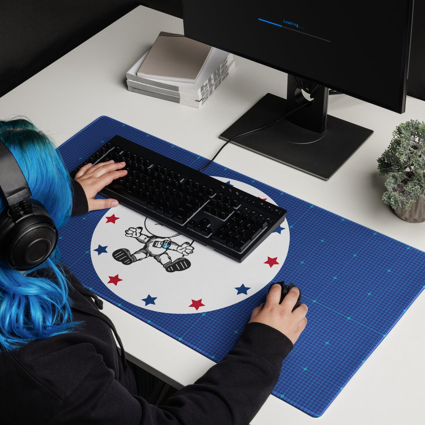 USA YAY! Space Cadet Gaming mouse pad