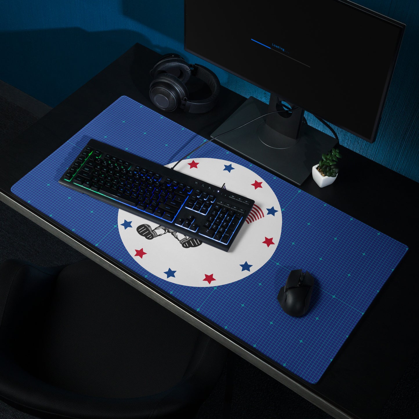 USA YAY! Space Cadet Gaming mouse pad