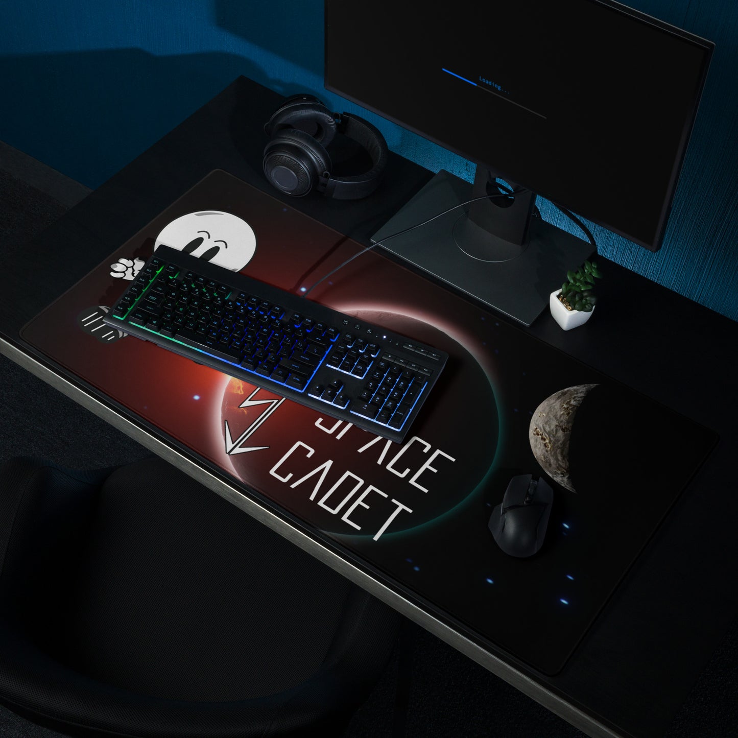 The Space Cadet Gaming mouse pad