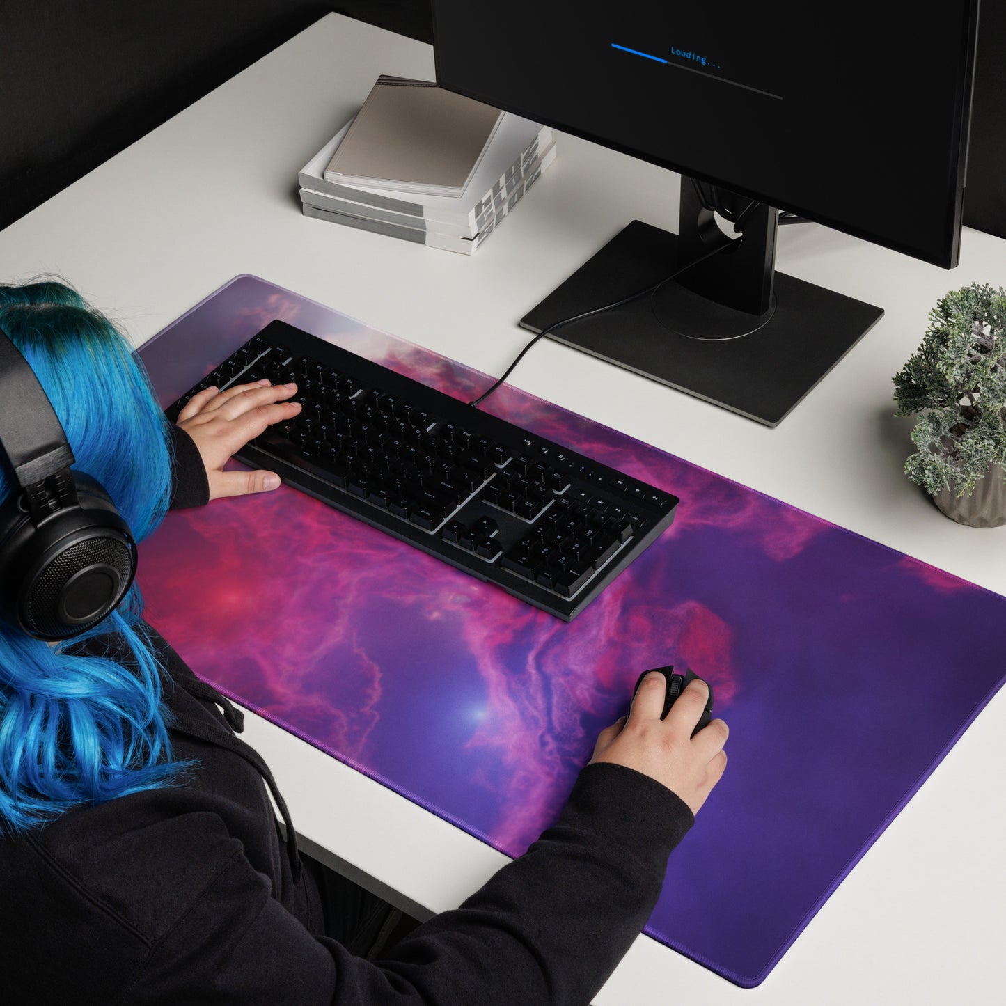Reign of Fire Nebula Style : Gaming mouse pad