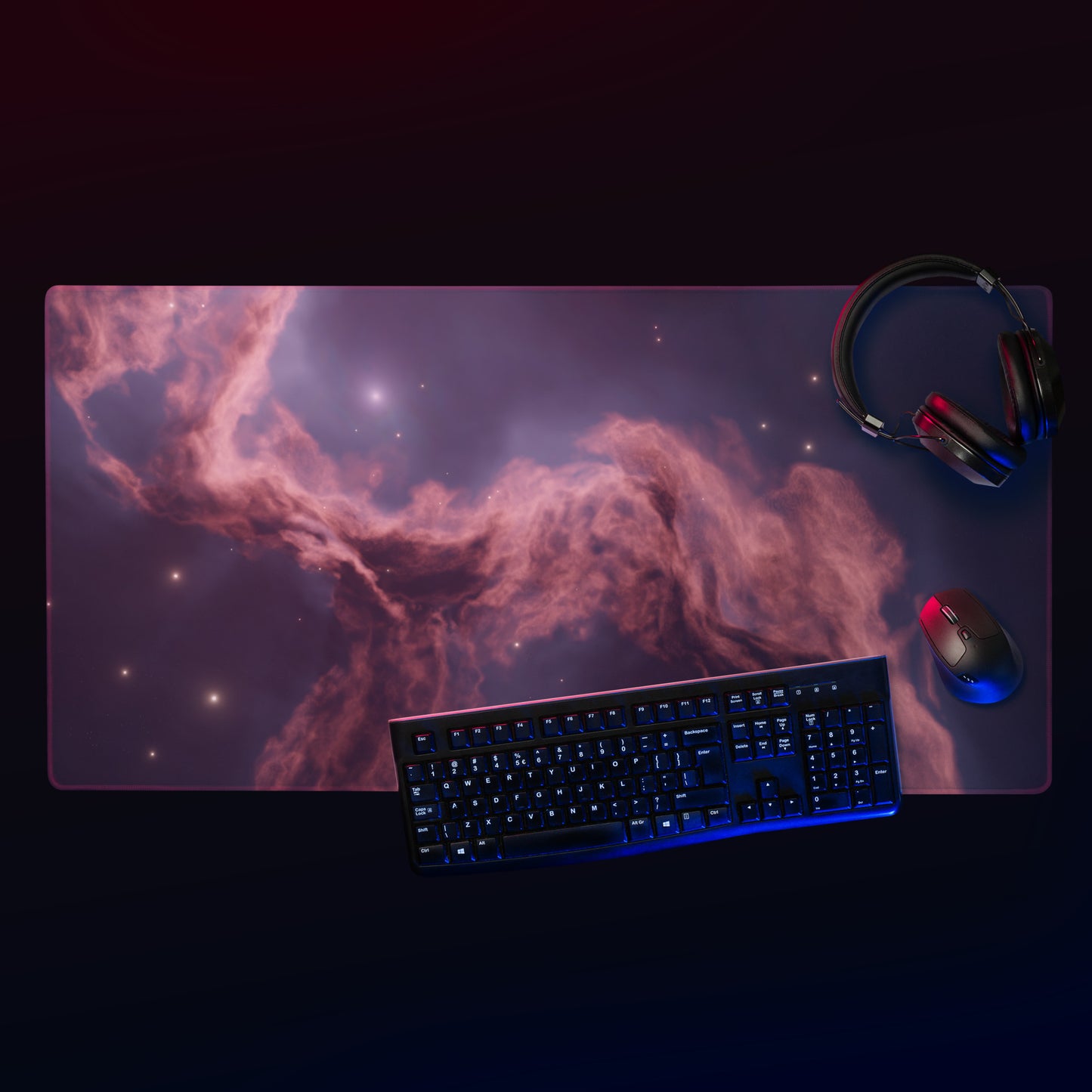 Scorched Sky Nebular Design : Gaming mouse pad