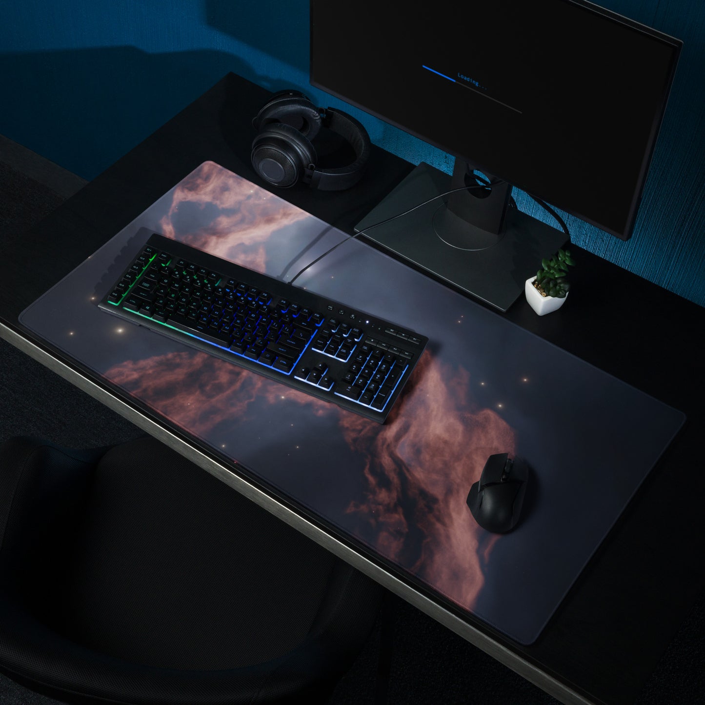 Scorched Sky Nebular Design : Gaming mouse pad