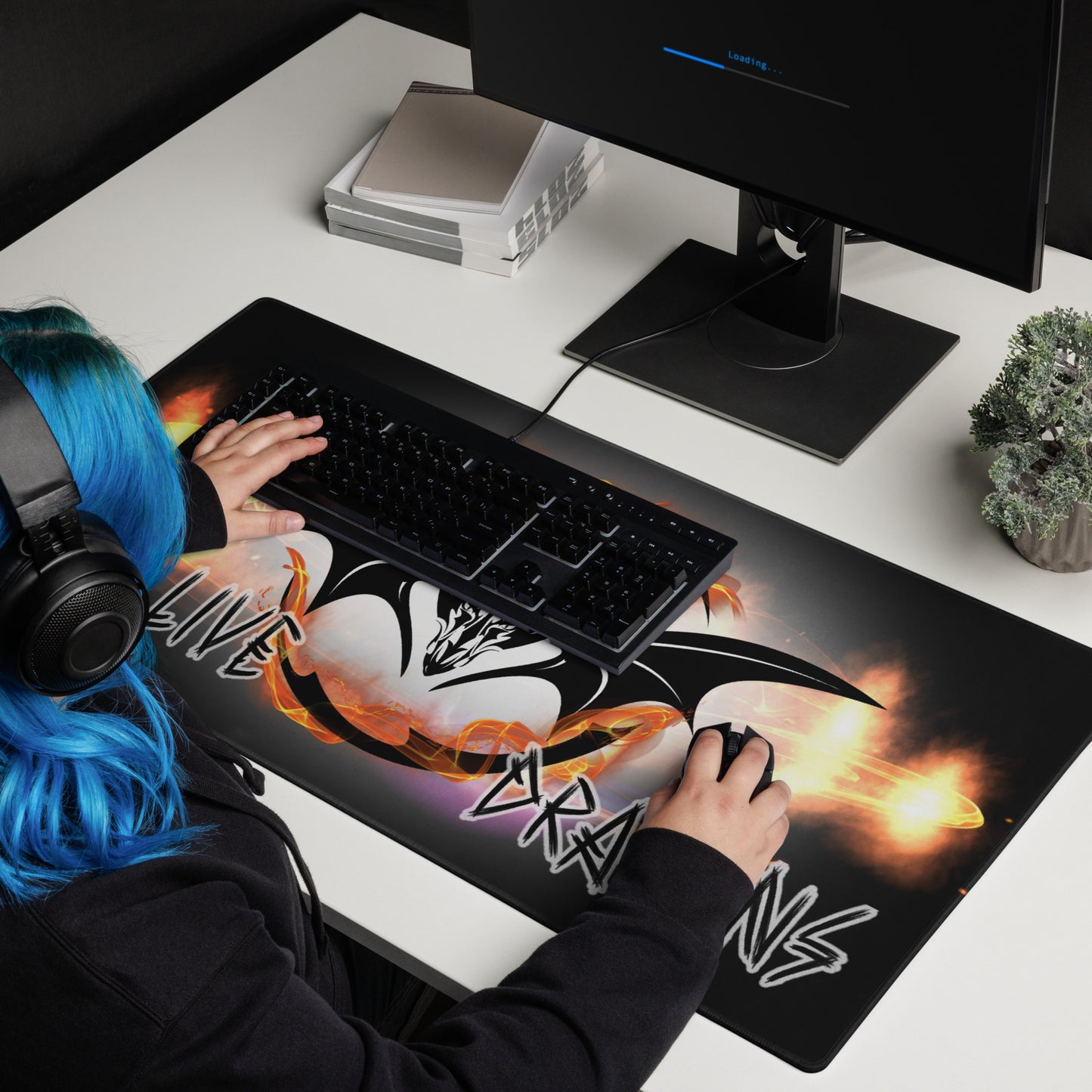 Dragons Game OF Thrones Style Celtic Gaming Mouse Pad