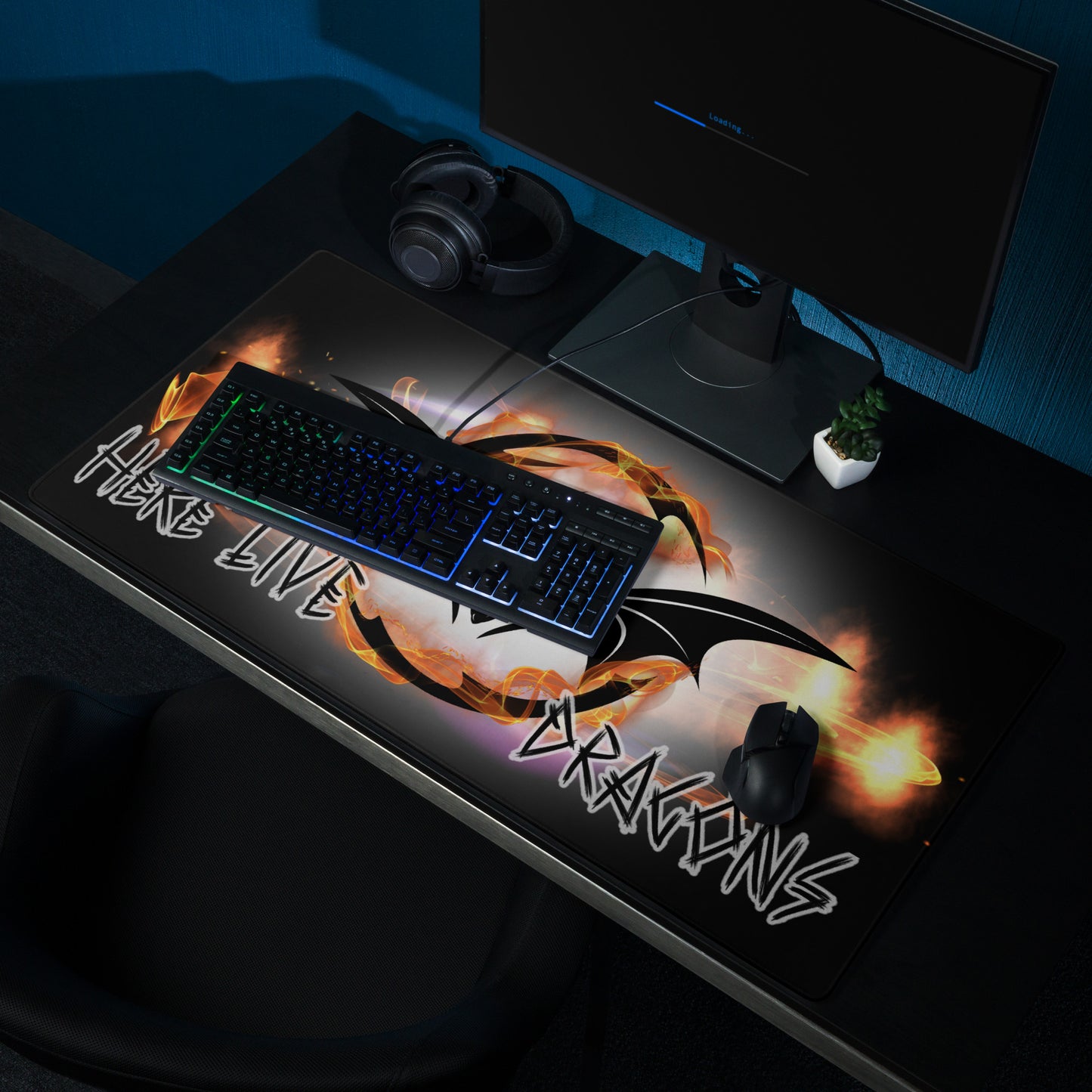 Dragons Game OF Thrones Style Celtic Gaming Mouse Pad