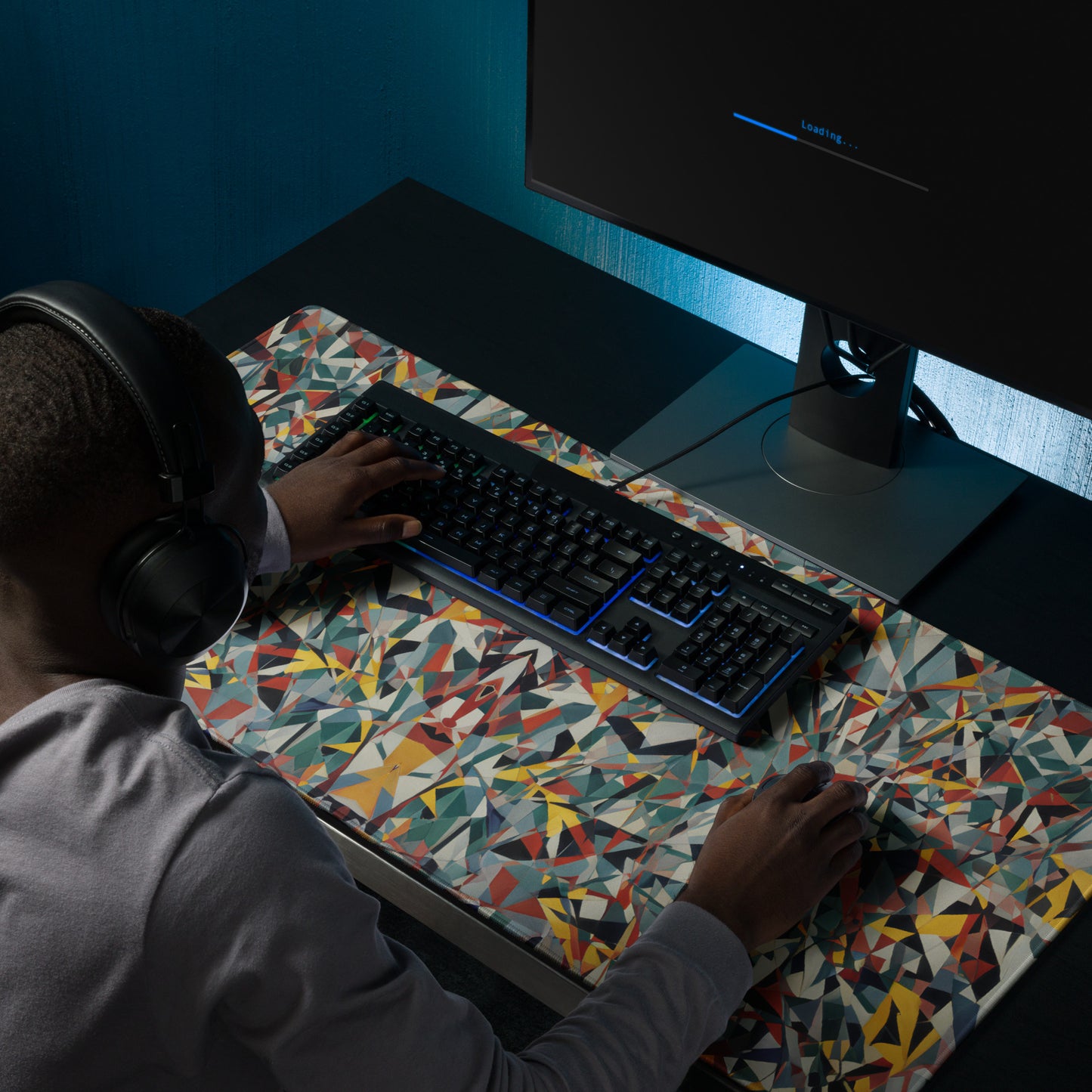 Watercolour Weird : Gaming mouse pad
