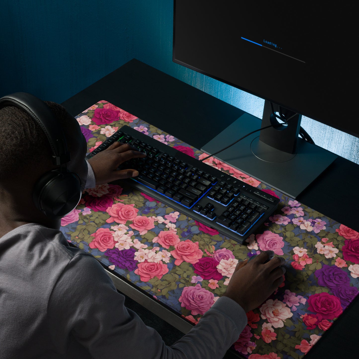 Rampant Rose : Gaming mouse pad