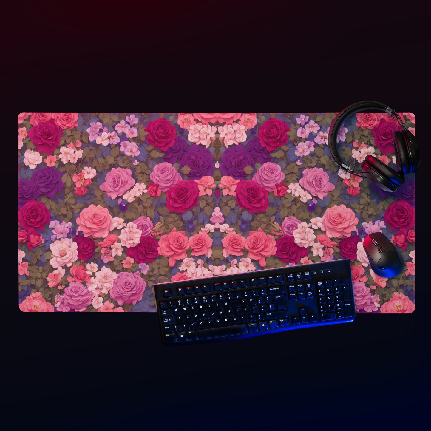 Rampant Rose : Gaming mouse pad